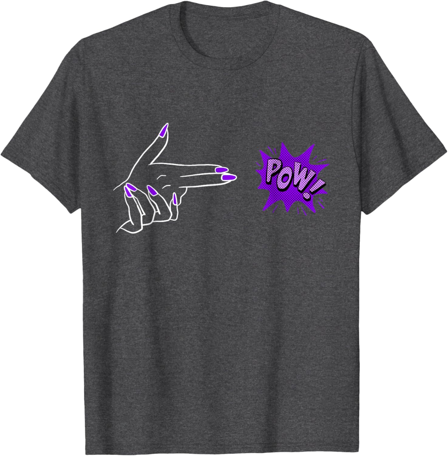 Purple Boy Bye Graphic T-Shirt for Trendy Casual Style and Comfort - 12
