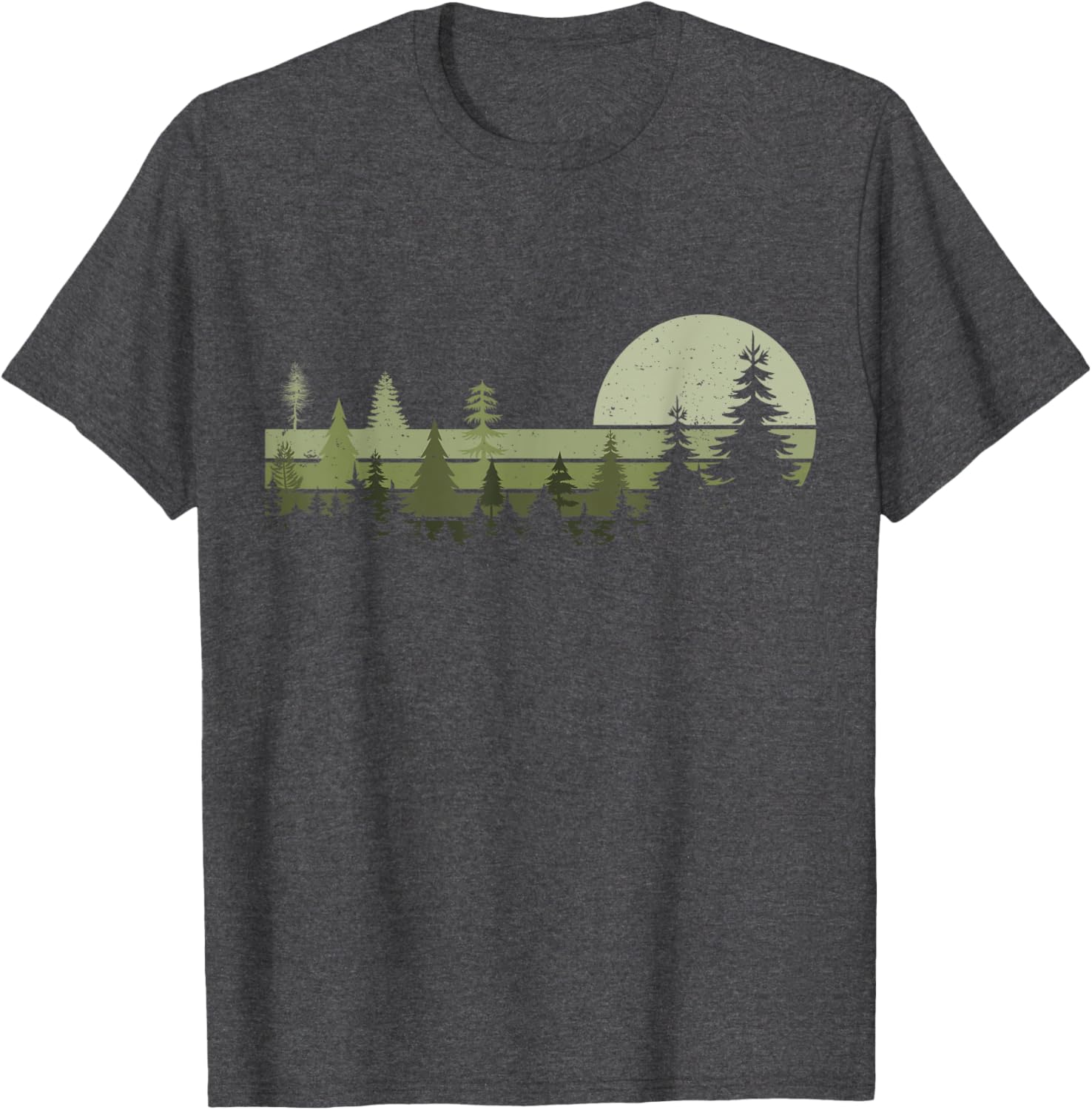 Retro Wildlife Trees Hiking T-Shirt for Nature Lovers and Outdoor Enthusiasts - 8