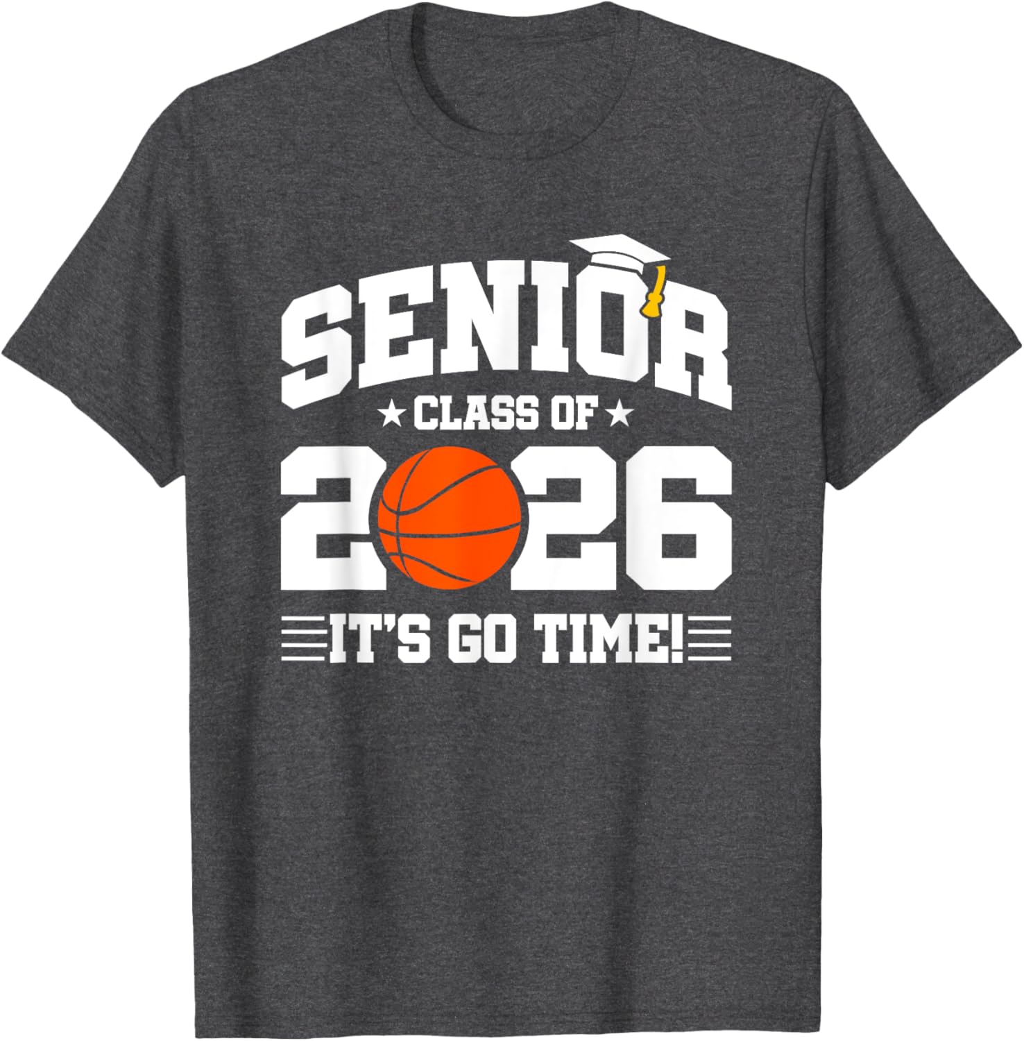 Class of 2026 Senior Year Basketball Player T-Shirt for Basketball Fans - 16