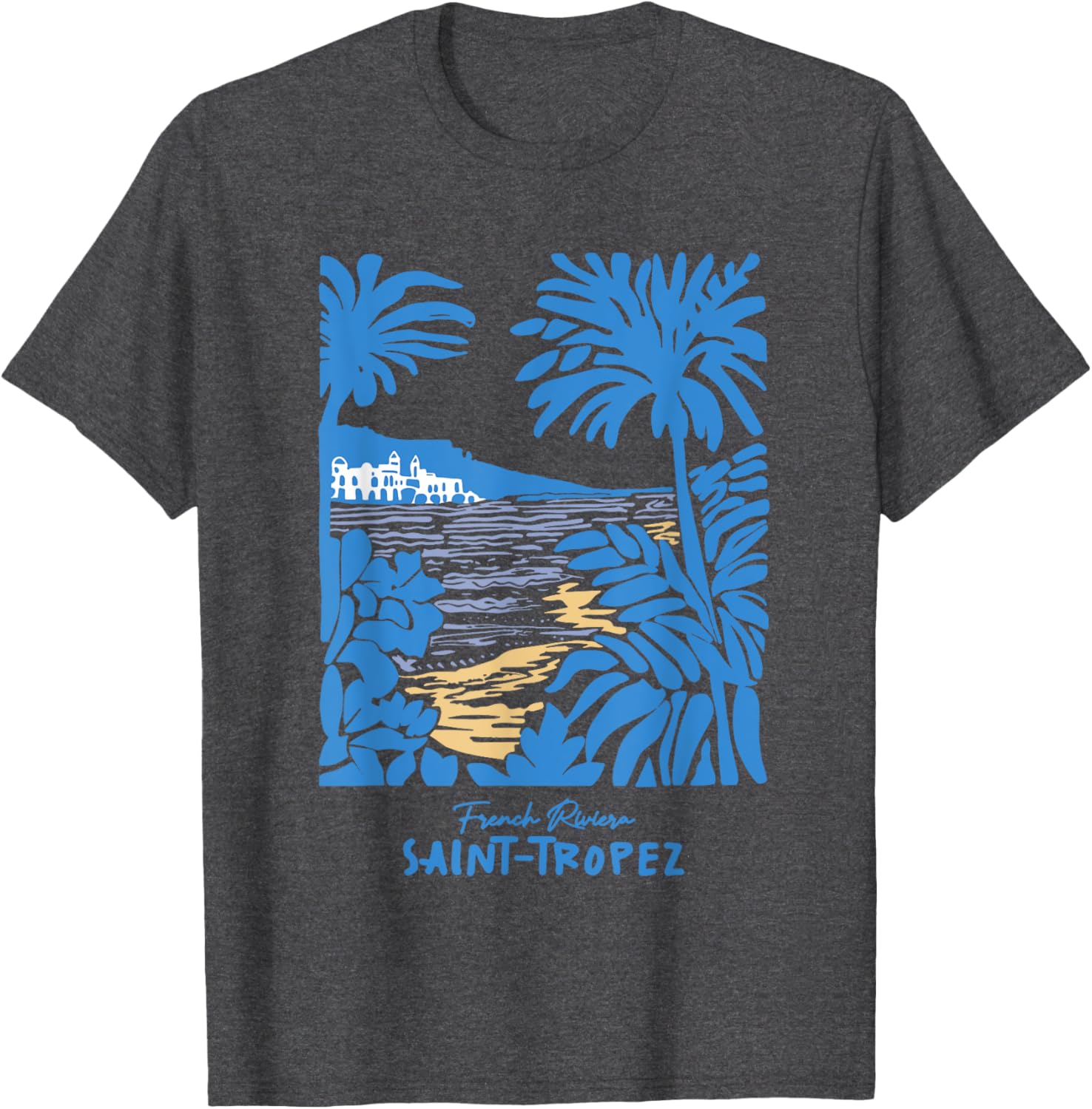 Saint Tropez French Riviera Vacation T-Shirt for Trendy Style Lovers - 8