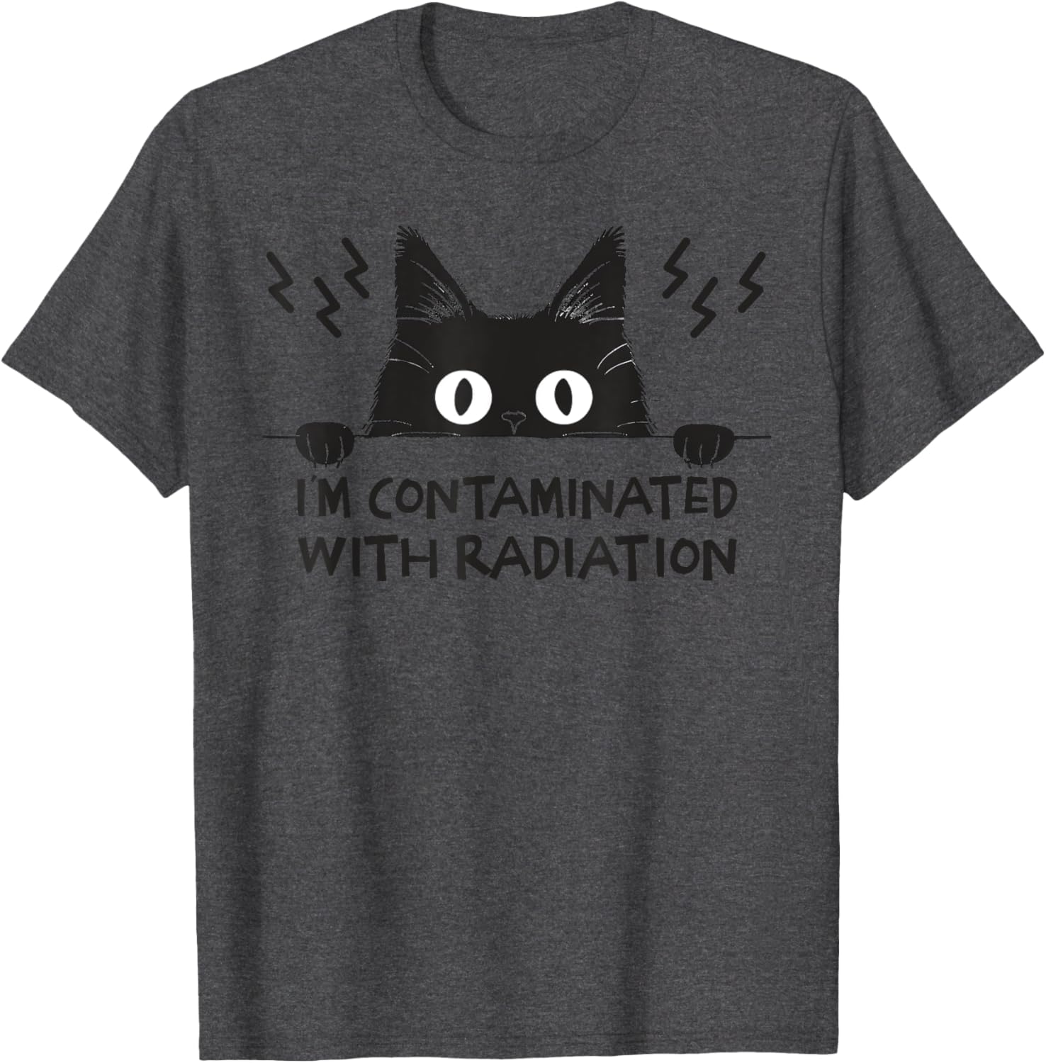 Radiation Contaminated Japanese Cat Meme T-Shirt for Cat Lovers - 18