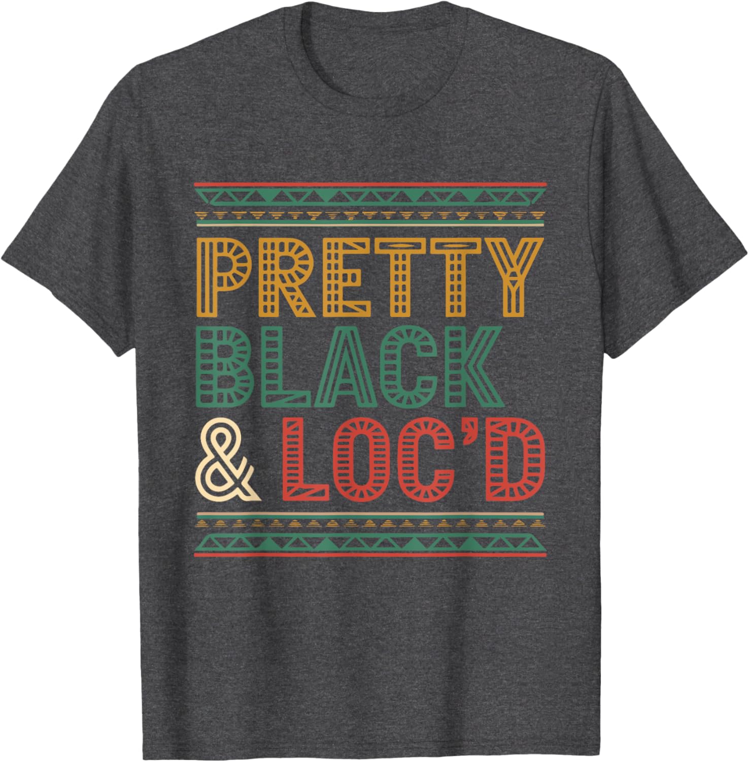 Pretty Black Loc'd Afro Dreadlocks T-Shirt for Melanin Queens - 3