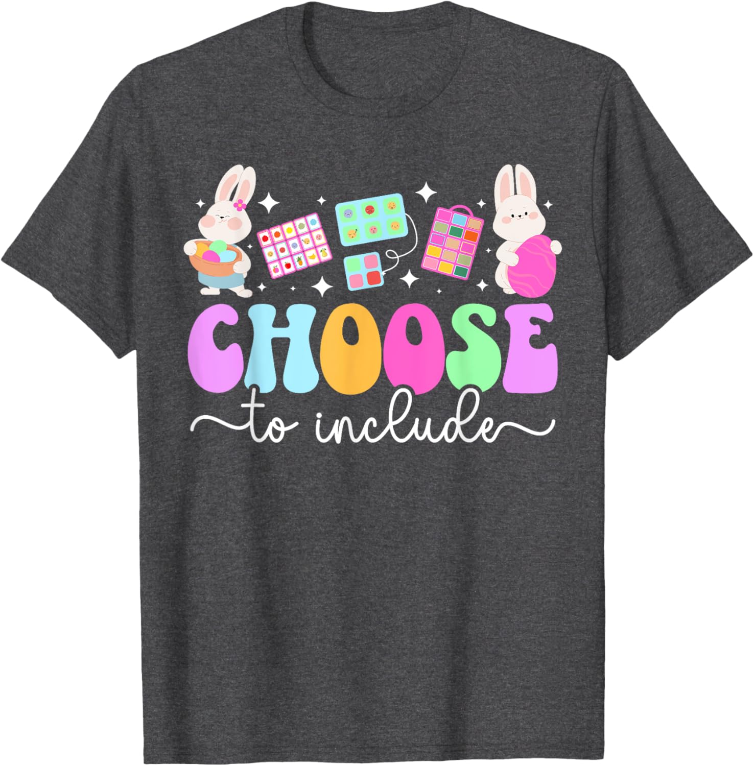 Groovy Easter Bunny T-Shirt for Special Education Teachers - Fun & Cute Design - 10