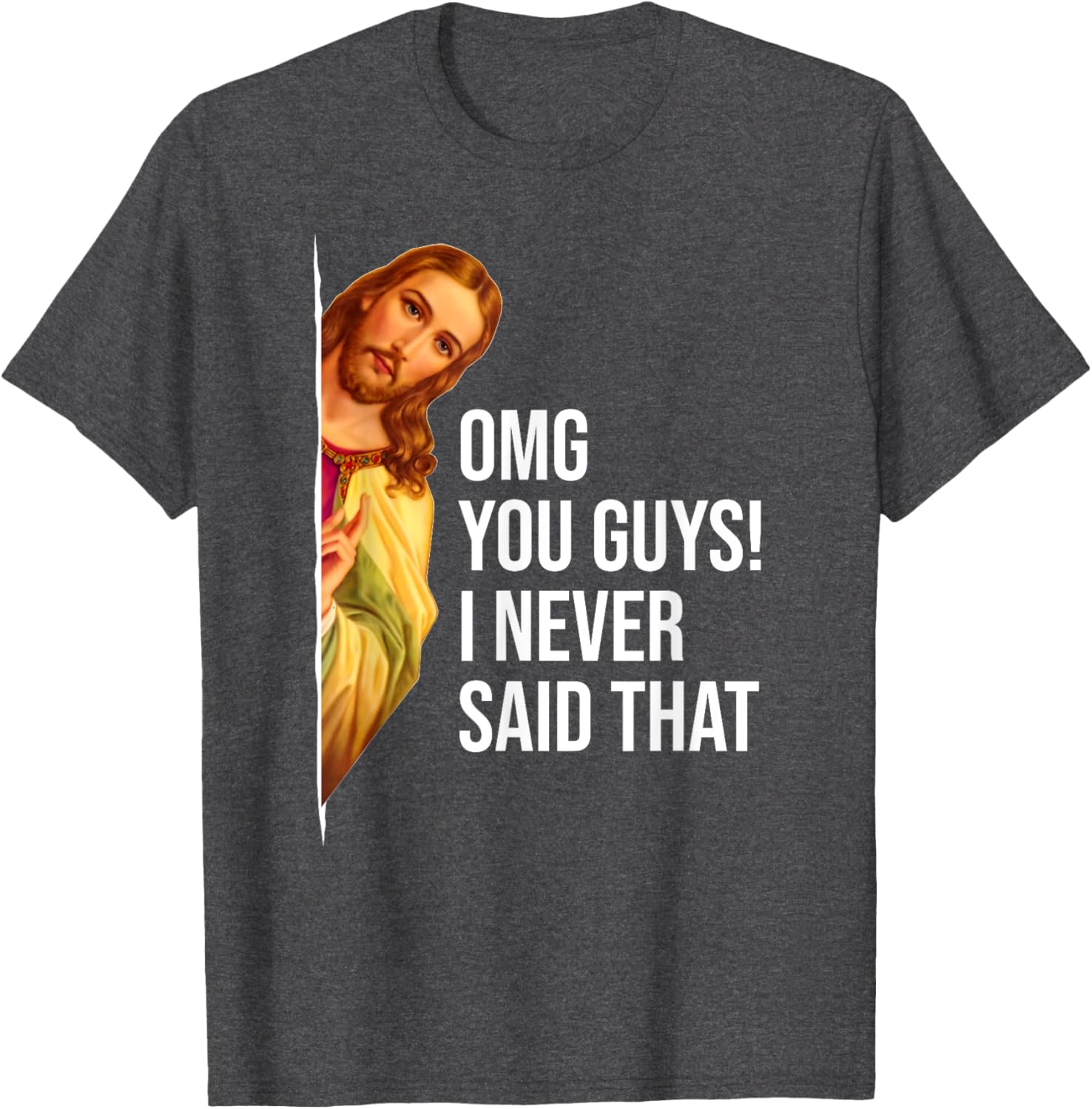 Funny Easter T-Shirt Jesus Sarcasm OMG You Guys Cool Graphic Tee - 27