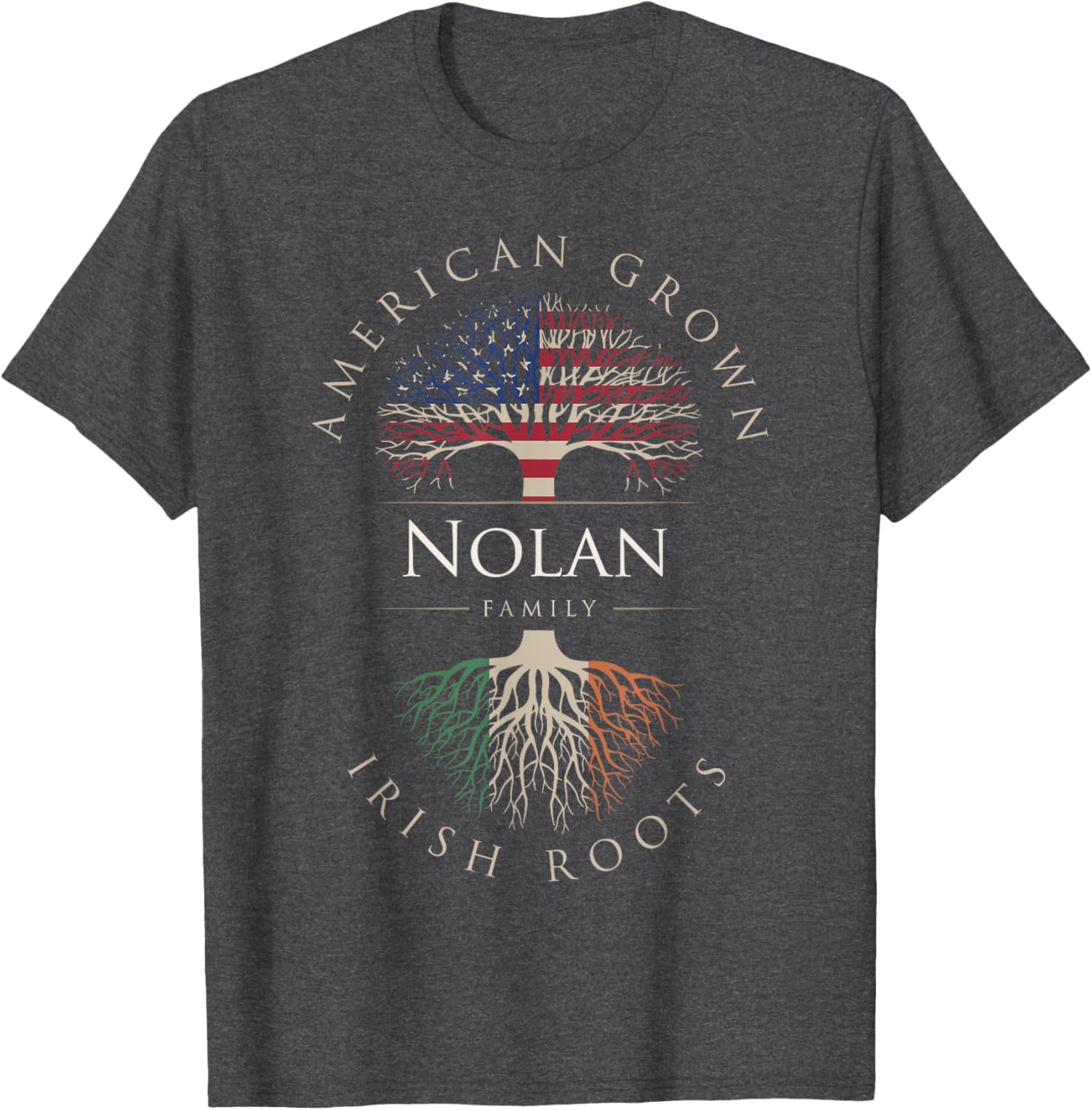 Nolan Family Name T-Shirt with Irish Roots and Ireland Flag Design - 5