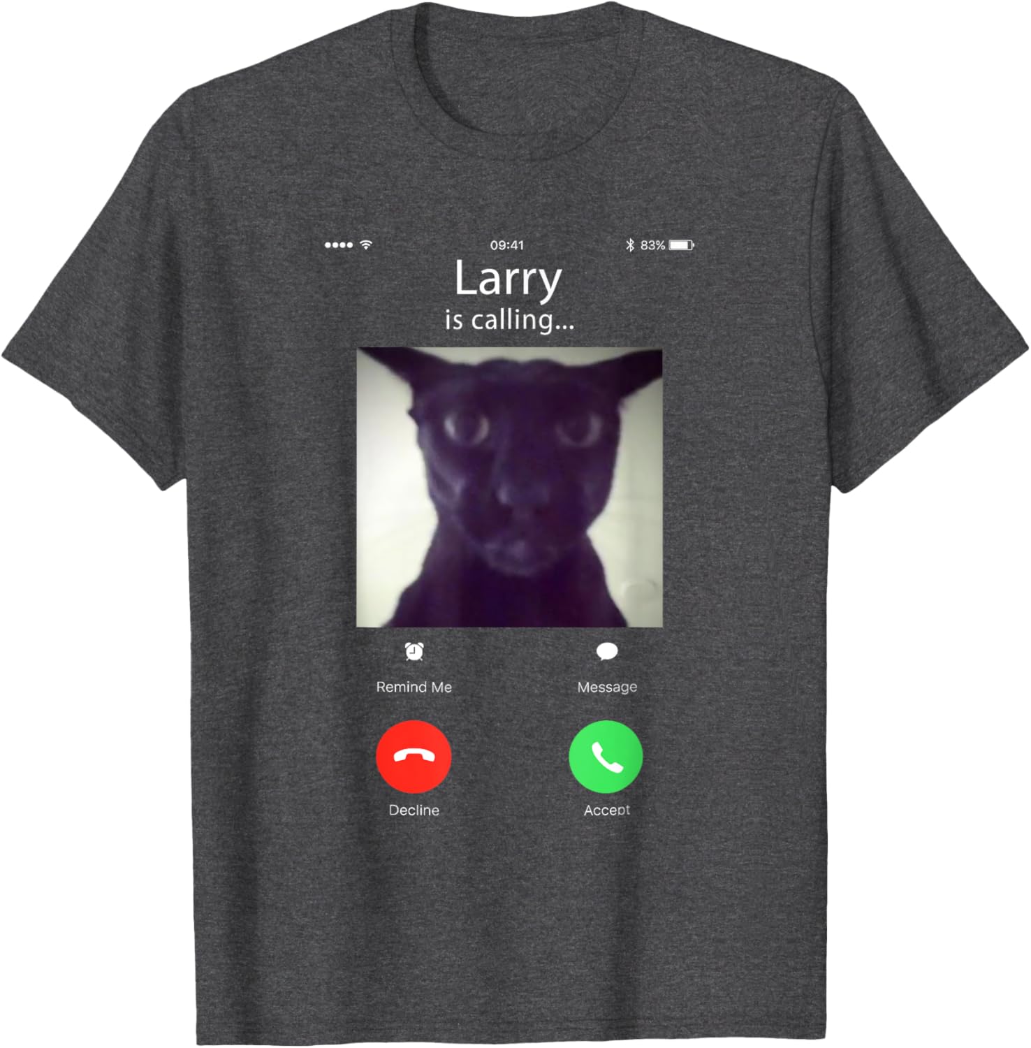 Funny Evil Larry Cat T-Shirt for Men, Women, and Kids - Meme Lovers Unite! - 2
