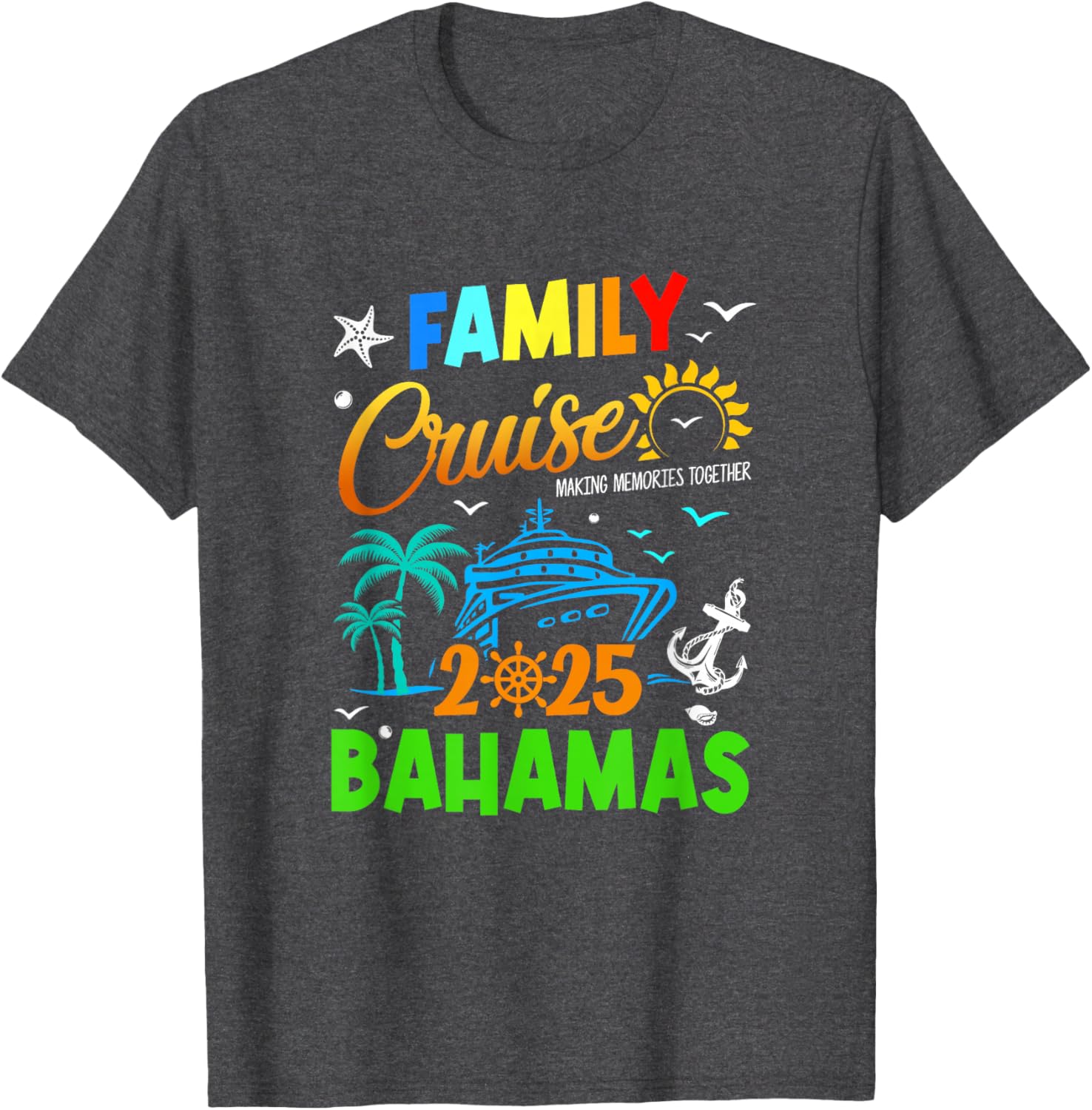 Matching Family Cruise T-Shirts for Bahamas 2025 Adventure Squad - 11