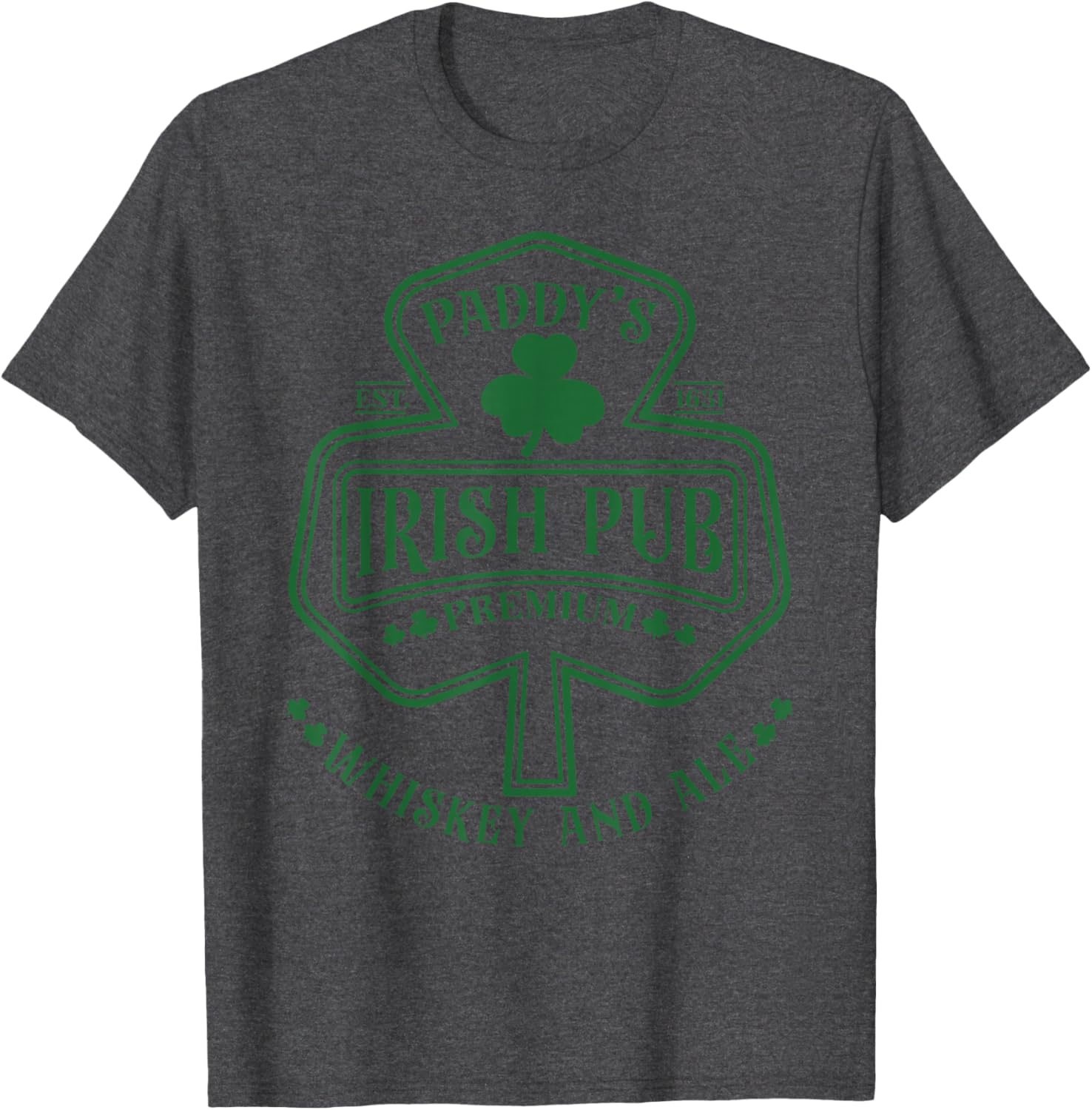 Funny St Patricks Day Irish Pub Paddy's Club Whiskey Beer T-Shirt - 4