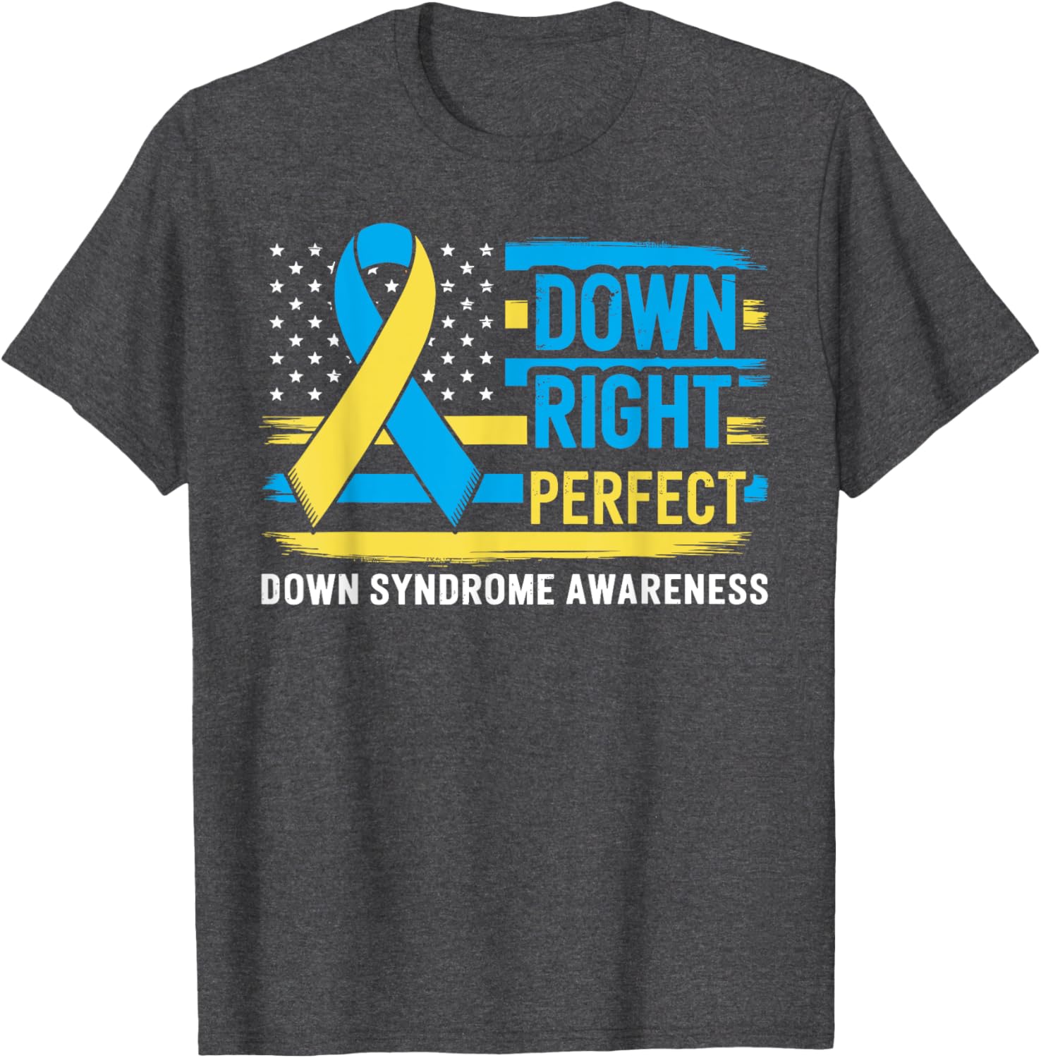 Down Syndrome Awareness Day T-Shirt with Perfect Socks Design - 2