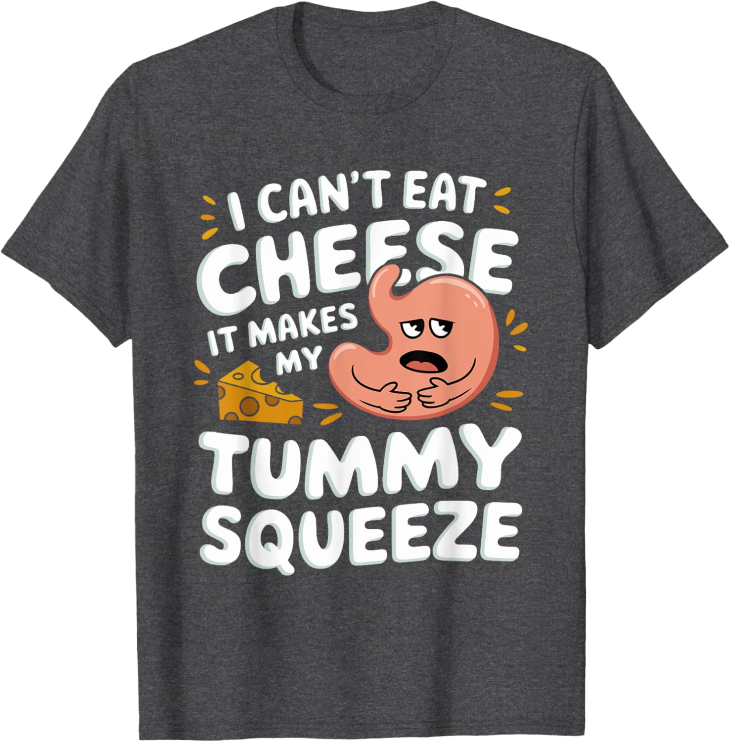 Lactose Intolerance Kids Dairy Allergy T-Shirt for Comfort and Style - 5