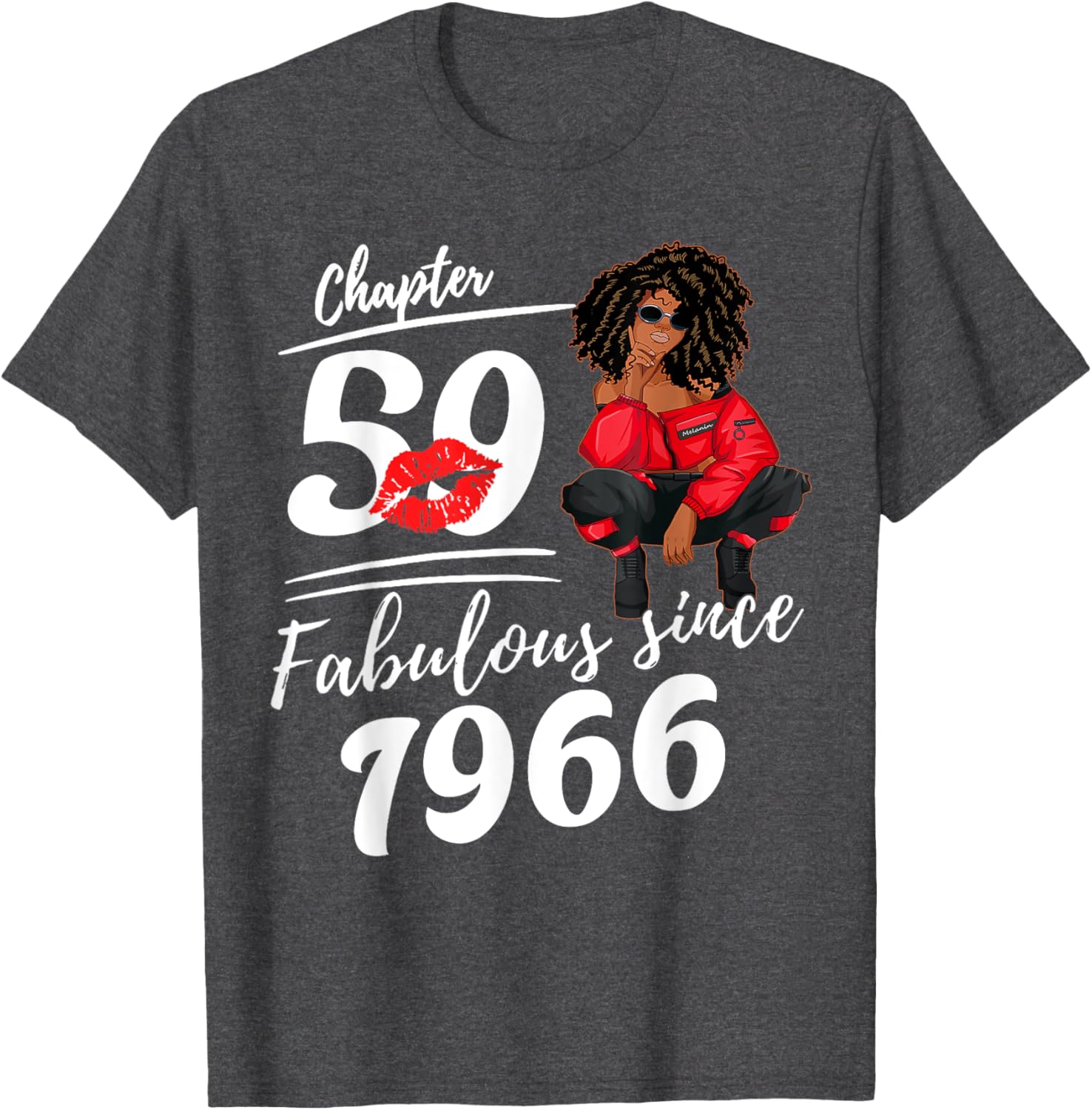 Fabulous Since 1966 59th Birthday Queen T-Shirt for Women - 11