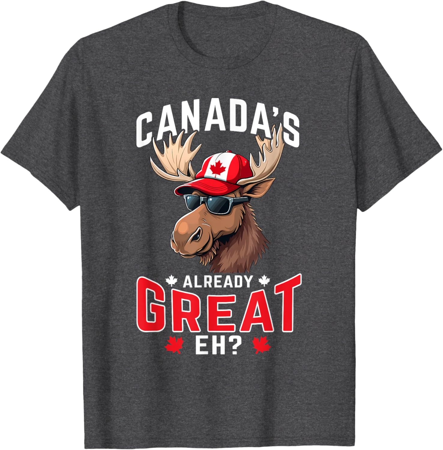 Funny Moose Pride T-Shirt for Canada Fans - Great Eh Apparel! - 4