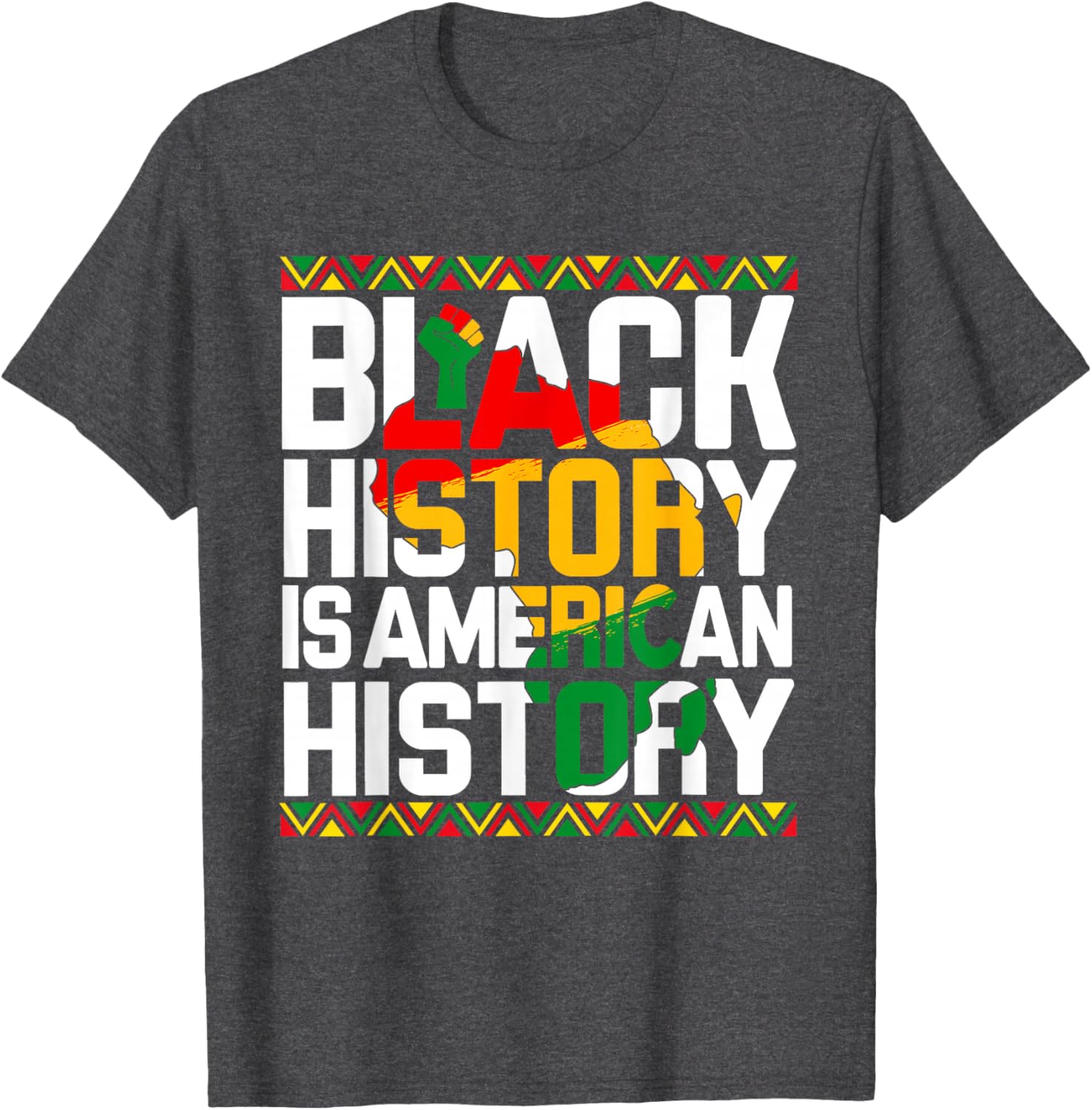 Black History is American History T-Shirt for Melanin Pride and Unity - 2