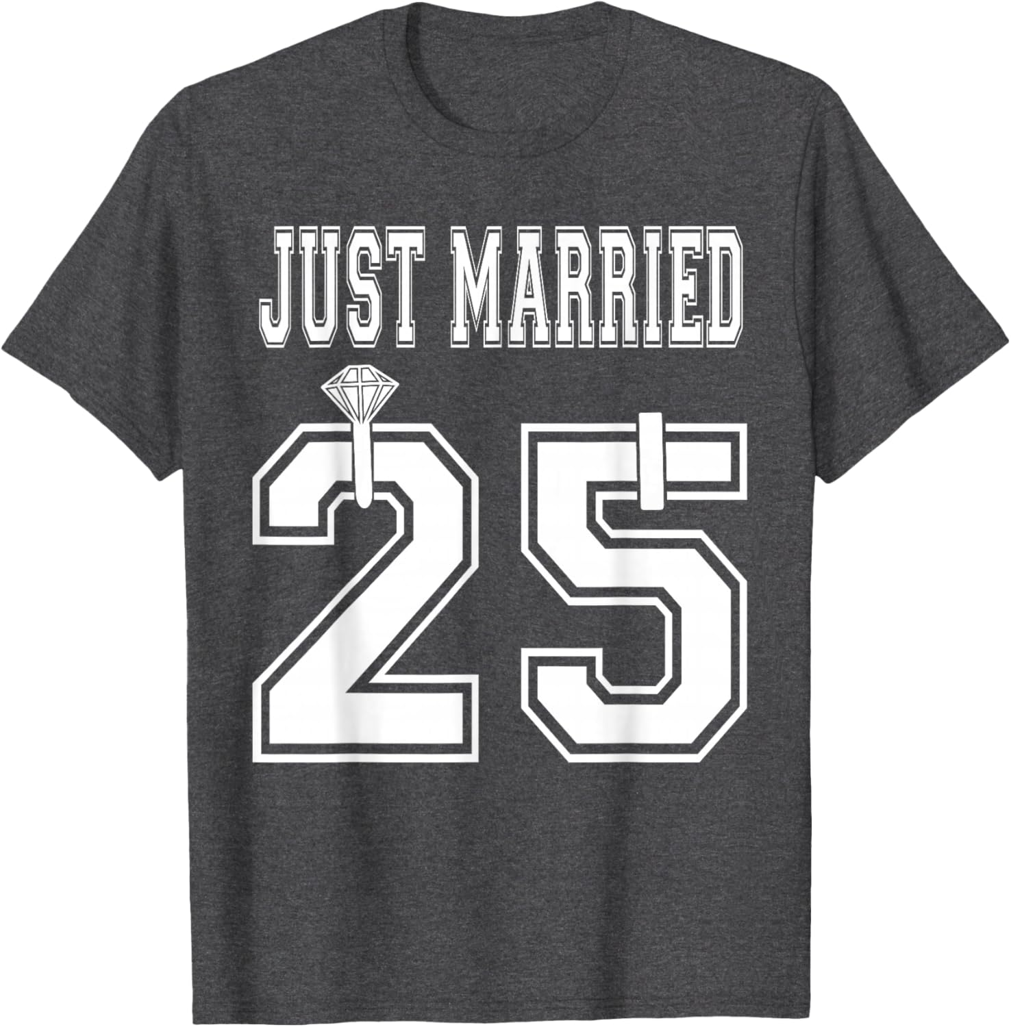 Just Married Couple Matching Honeymoon T-Shirts for Wife and Husband - 14
