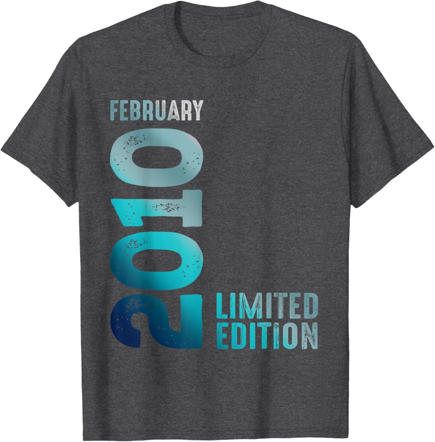 February 2010 Limited Edition Birthday T-Shirt for Unique Celebrations - 11