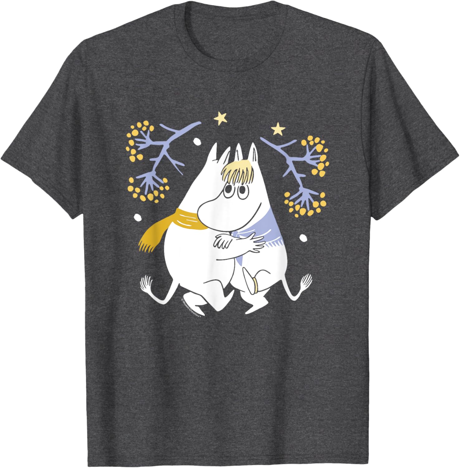 Moomin Moomintroll and Snorkmaiden Winter Dance T-Shirt for Kids - 14
