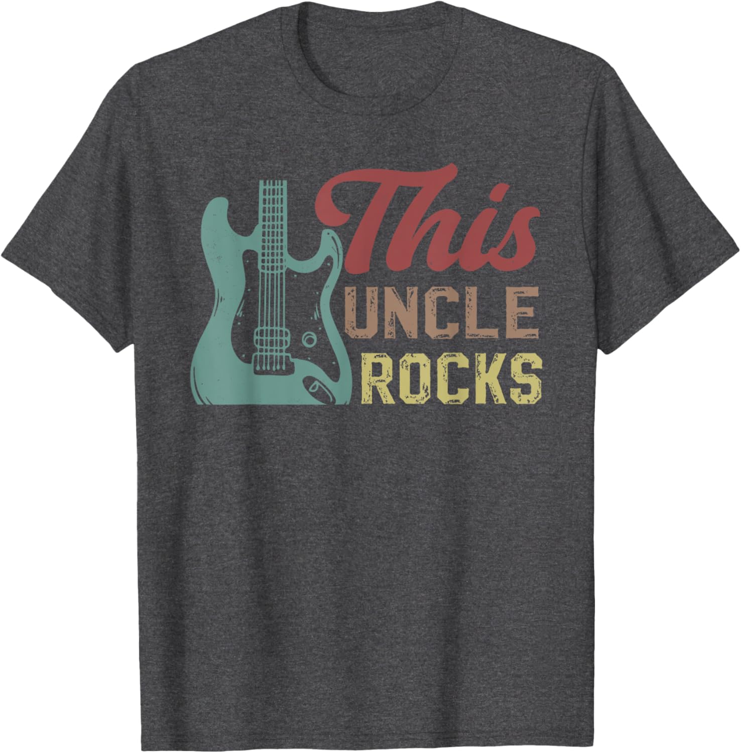 Guitar Uncle T-Shirt for Guitarists - Perfect Gift for Musical Uncles - 12