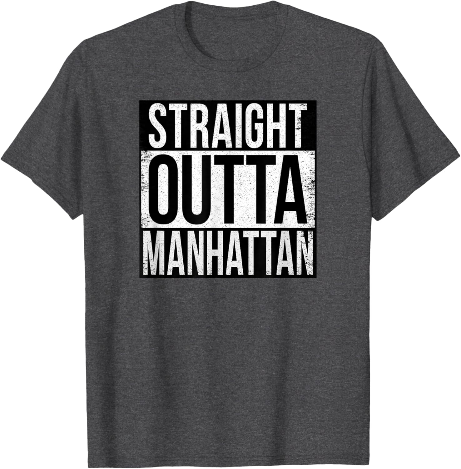 Straight Outta Manhattan T-Shirt for Fun Fashion and City Vibes - 23