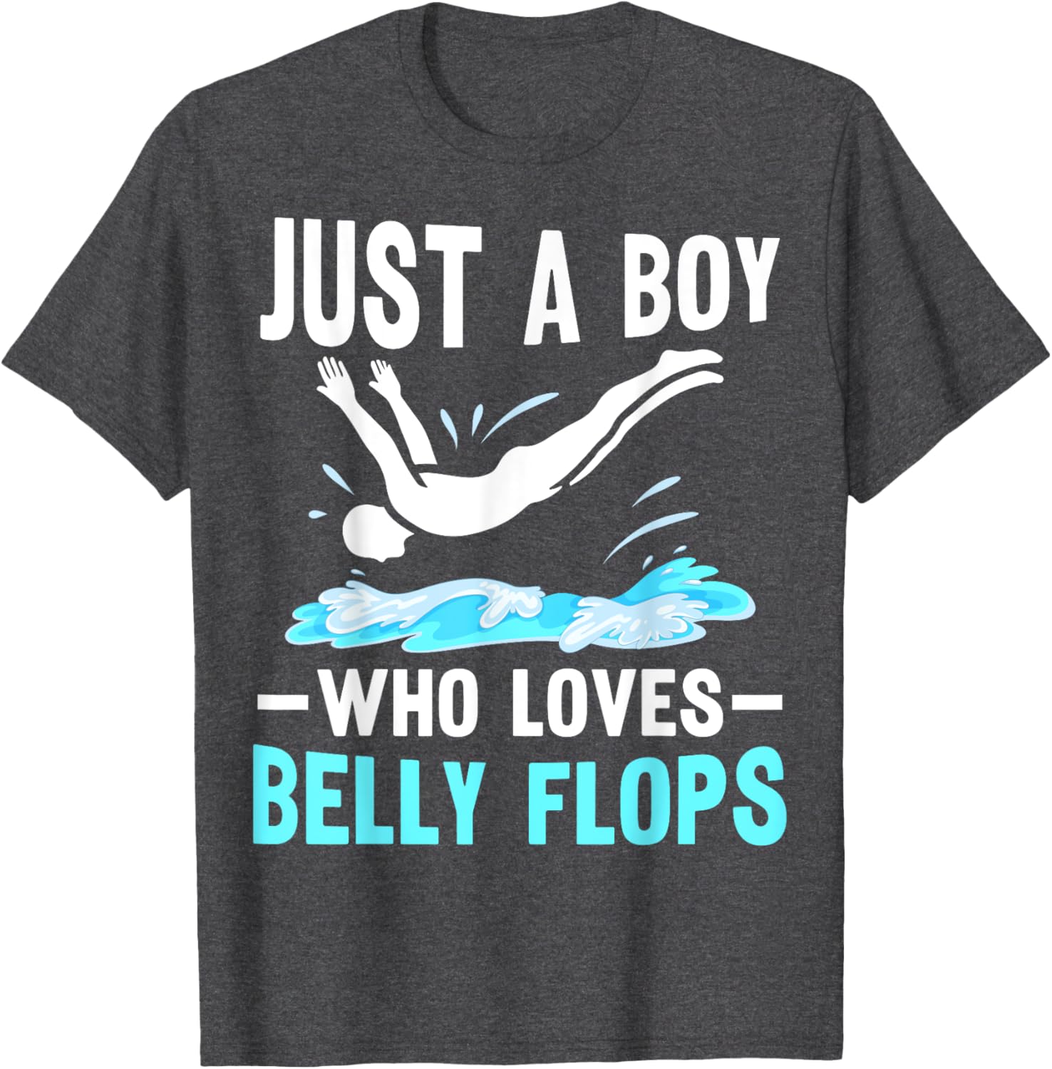 Belly Flop Lover T-Shirt for Summer Fun at the Swimming Pool - 6
