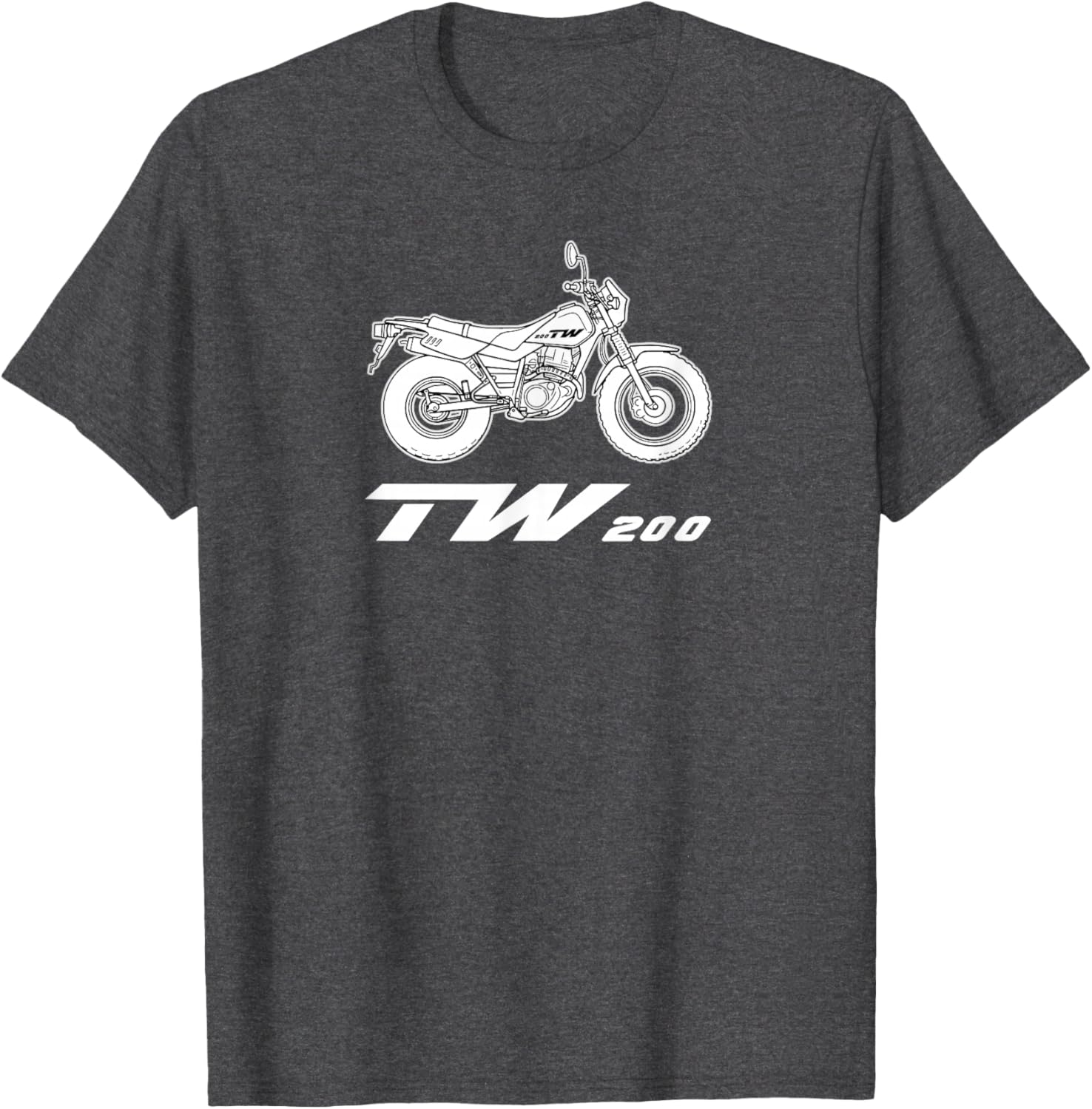 TW200 Dual Sport Dirt Bike T-Shirt for Motorcycle Enthusiasts - 12