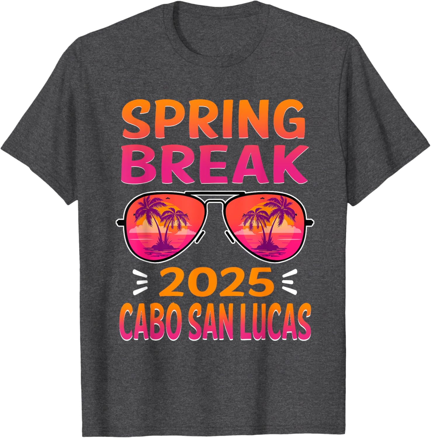 Spring Break Cabo San Lucas 2025 Retro T-Shirt for Beach Lovers - 9