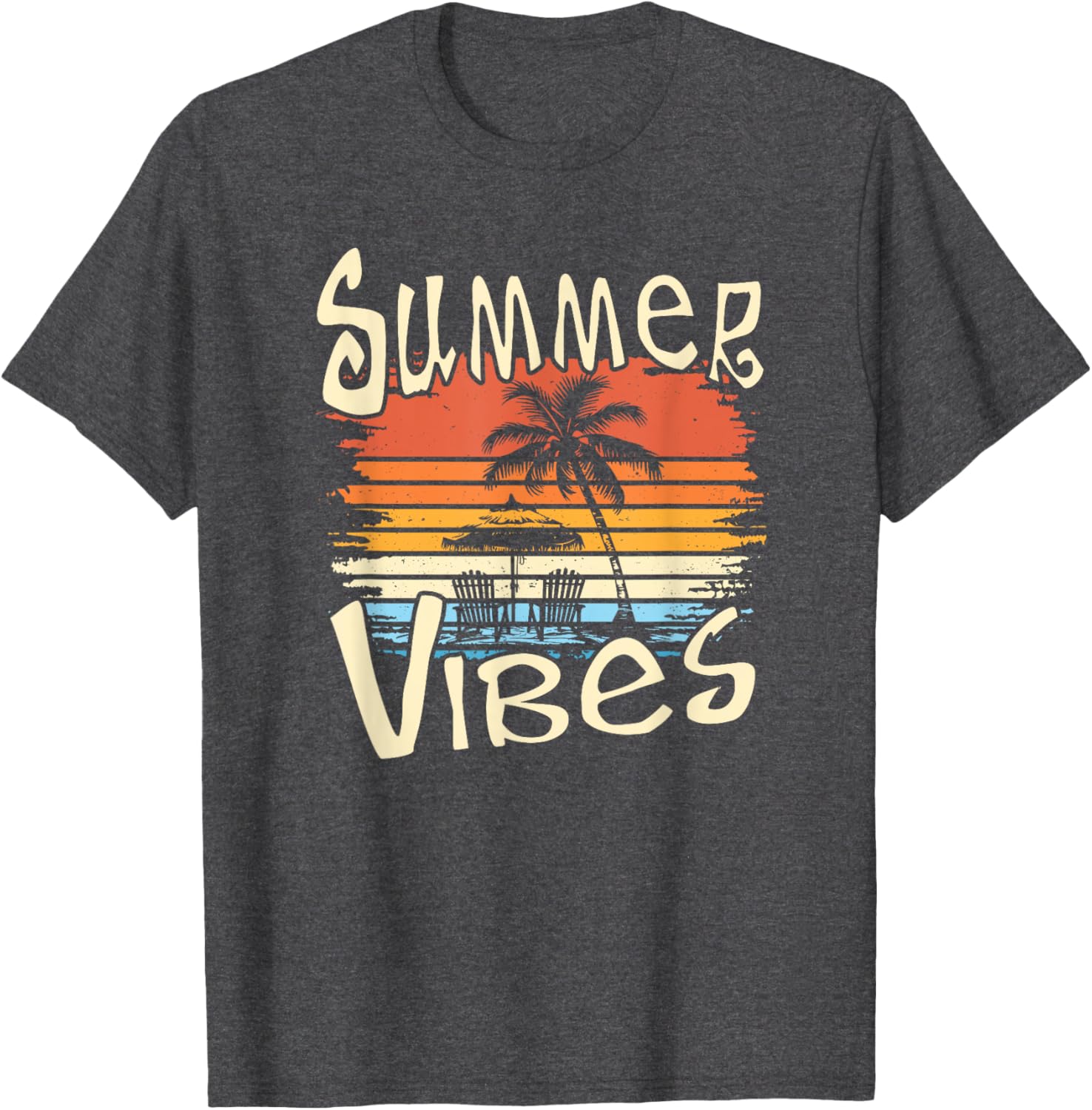 Summer Vibes Retro Palm Tree T-Shirt for Fun and Stylish Days - 11