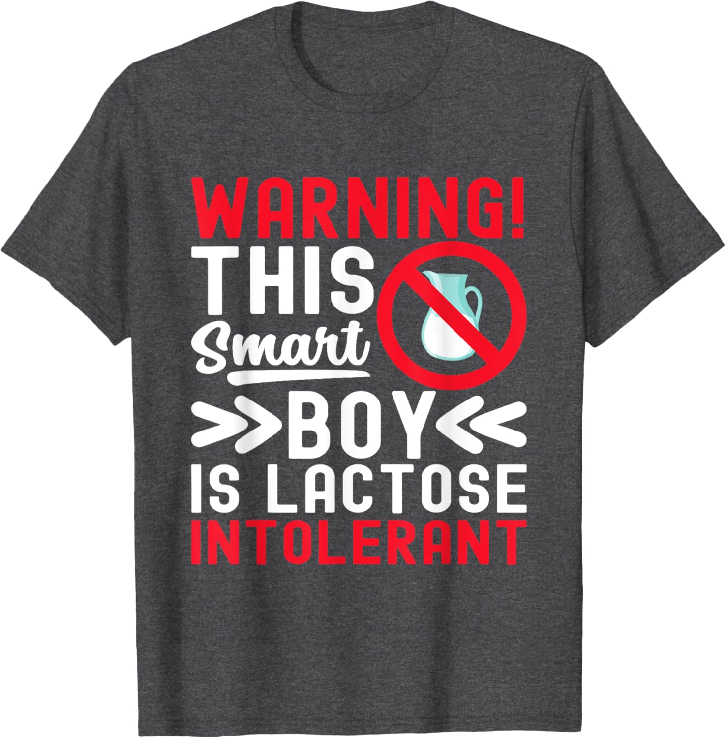 Lactose Intolerance Boy Dairy Allergy T-Shirt for Fun and Comfort - 6