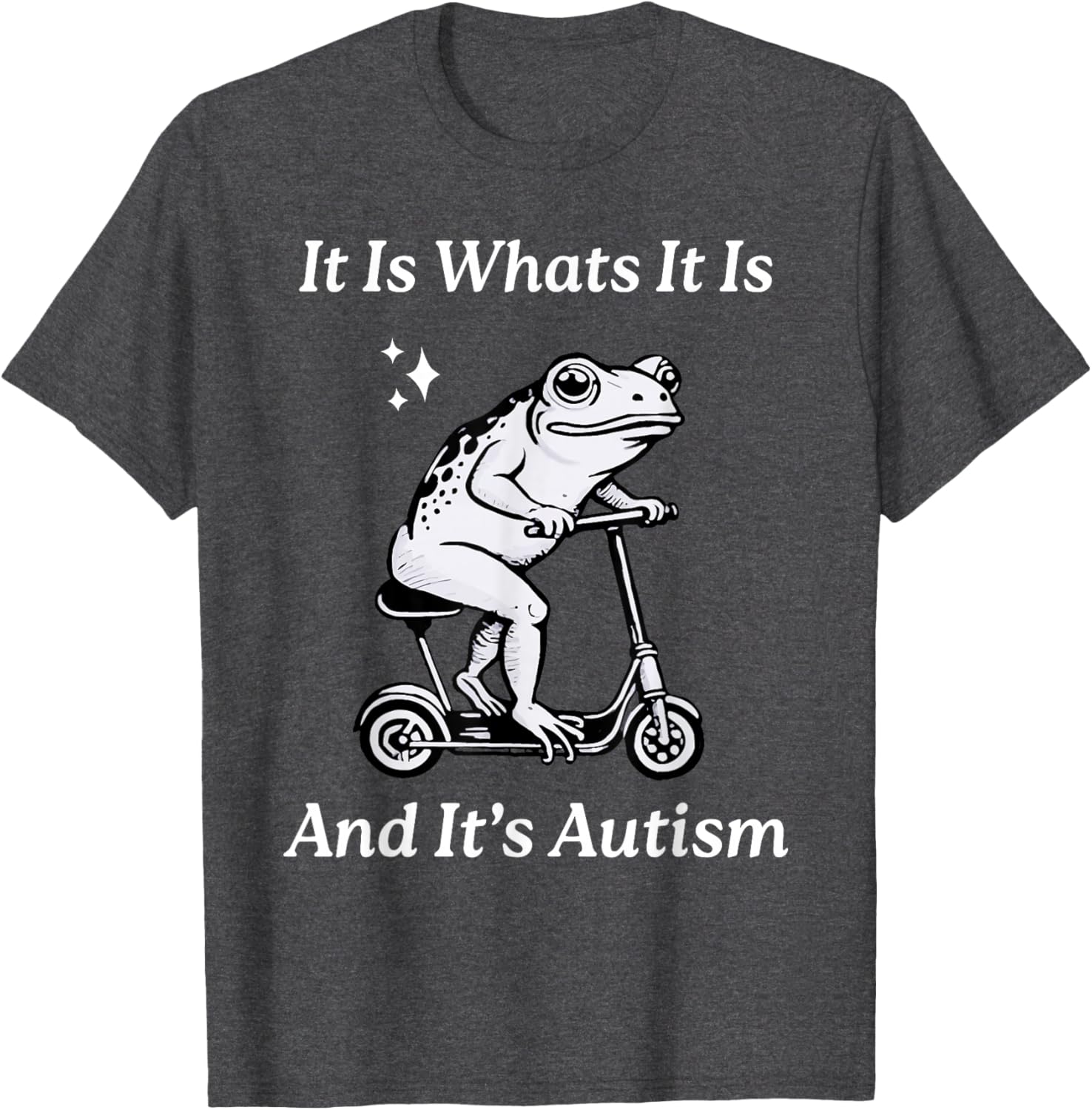 Humorous Autism Awareness T-Shirt - It Is What It Is Funny Meme - 5