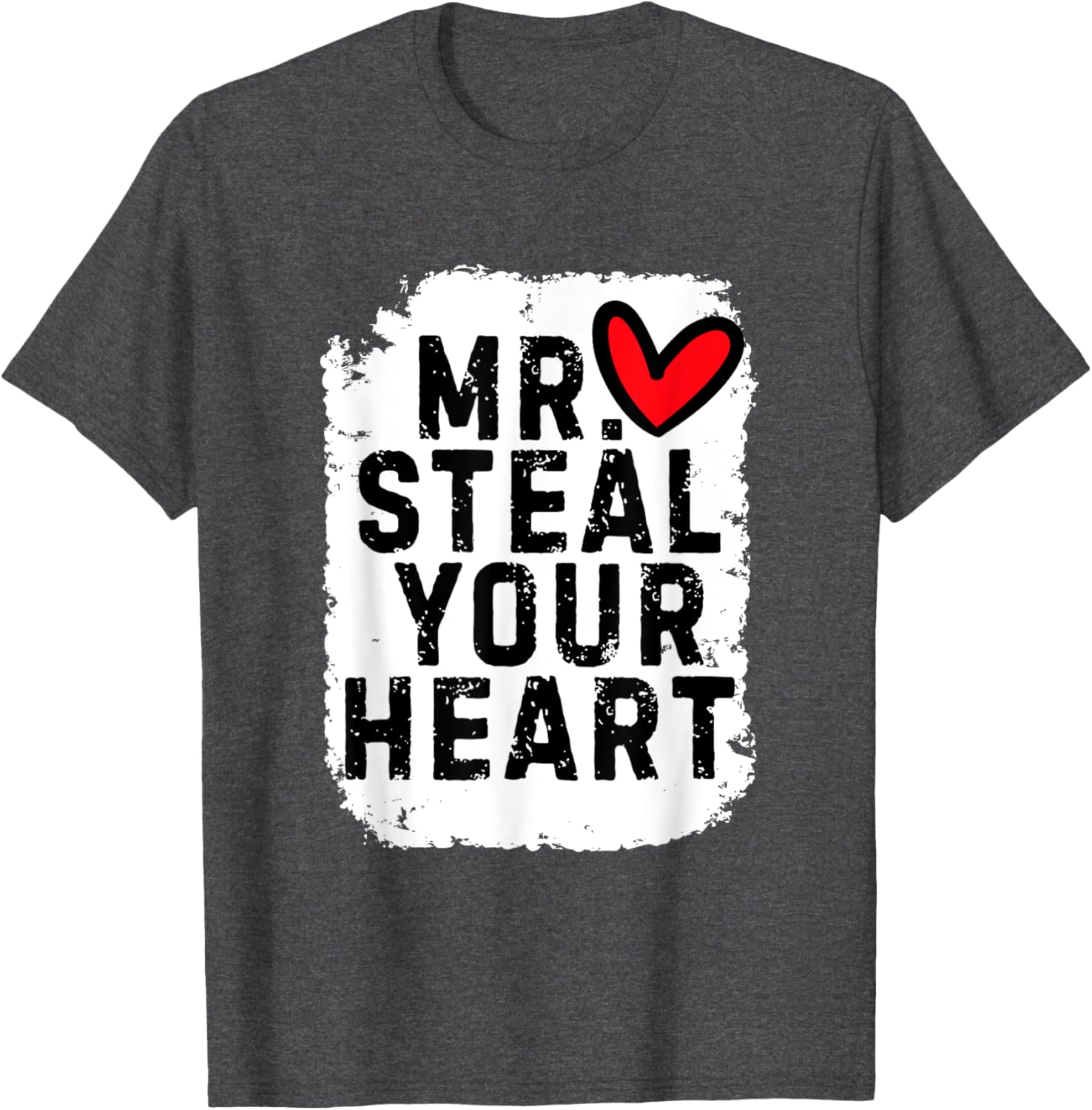 Mr Steal Your Heart Boys Toddler Valentine's Day T-Shirt for Kids - 1