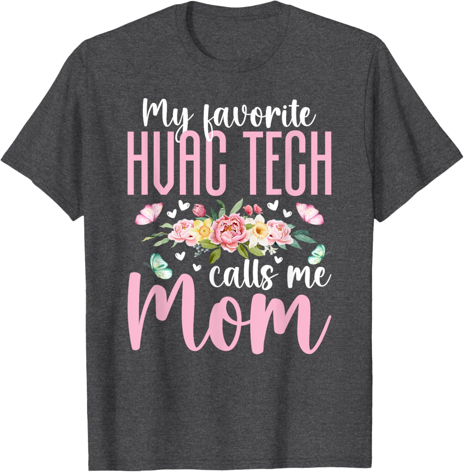 Proud HVAC Tech Mom T-Shirt for Moms of HVAC Technicians - Stylish Comfort - 18