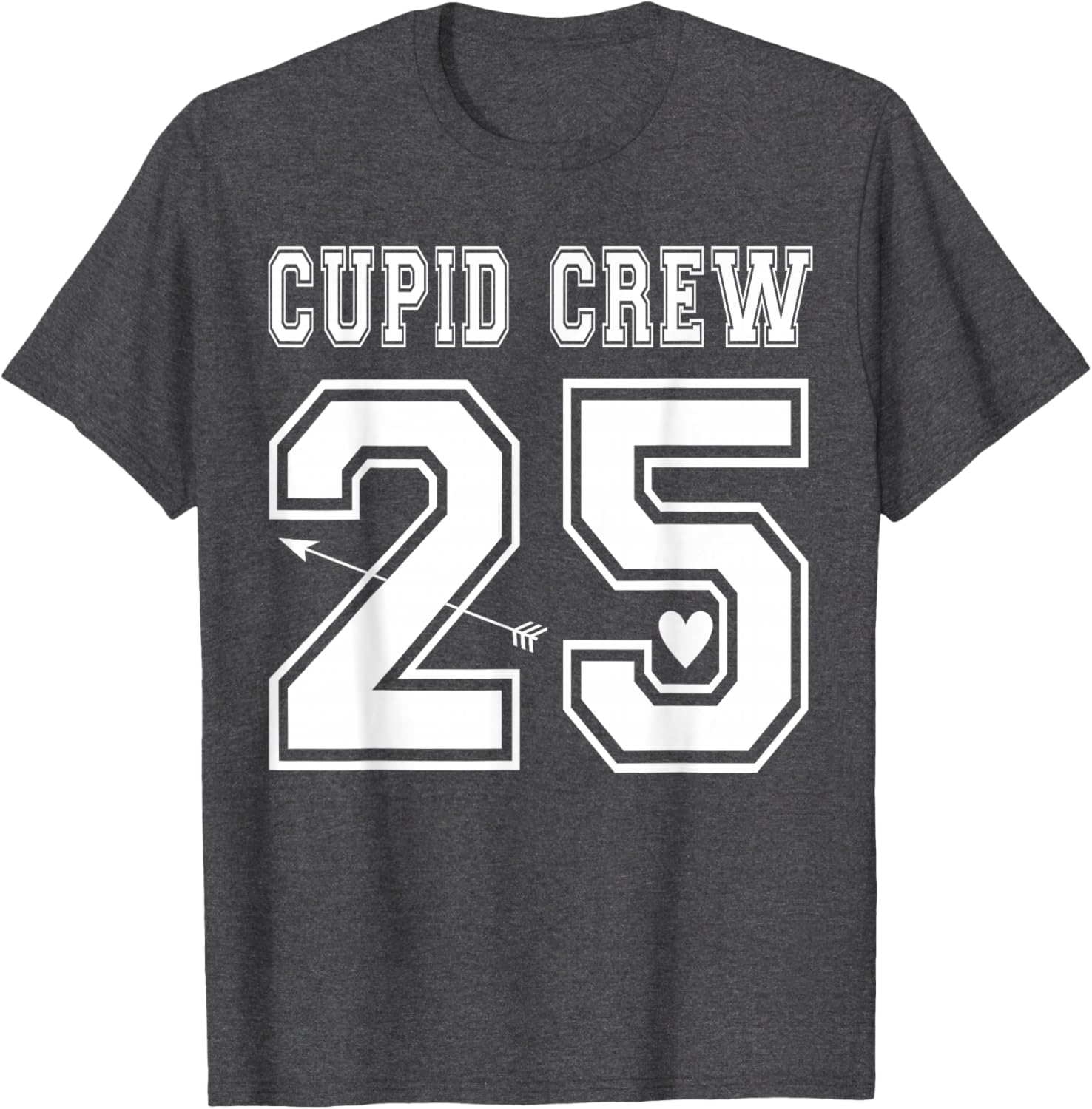 Cupid Crew 2025 Valentine's Day Love Sports Jersey Style T-Shirt - 17