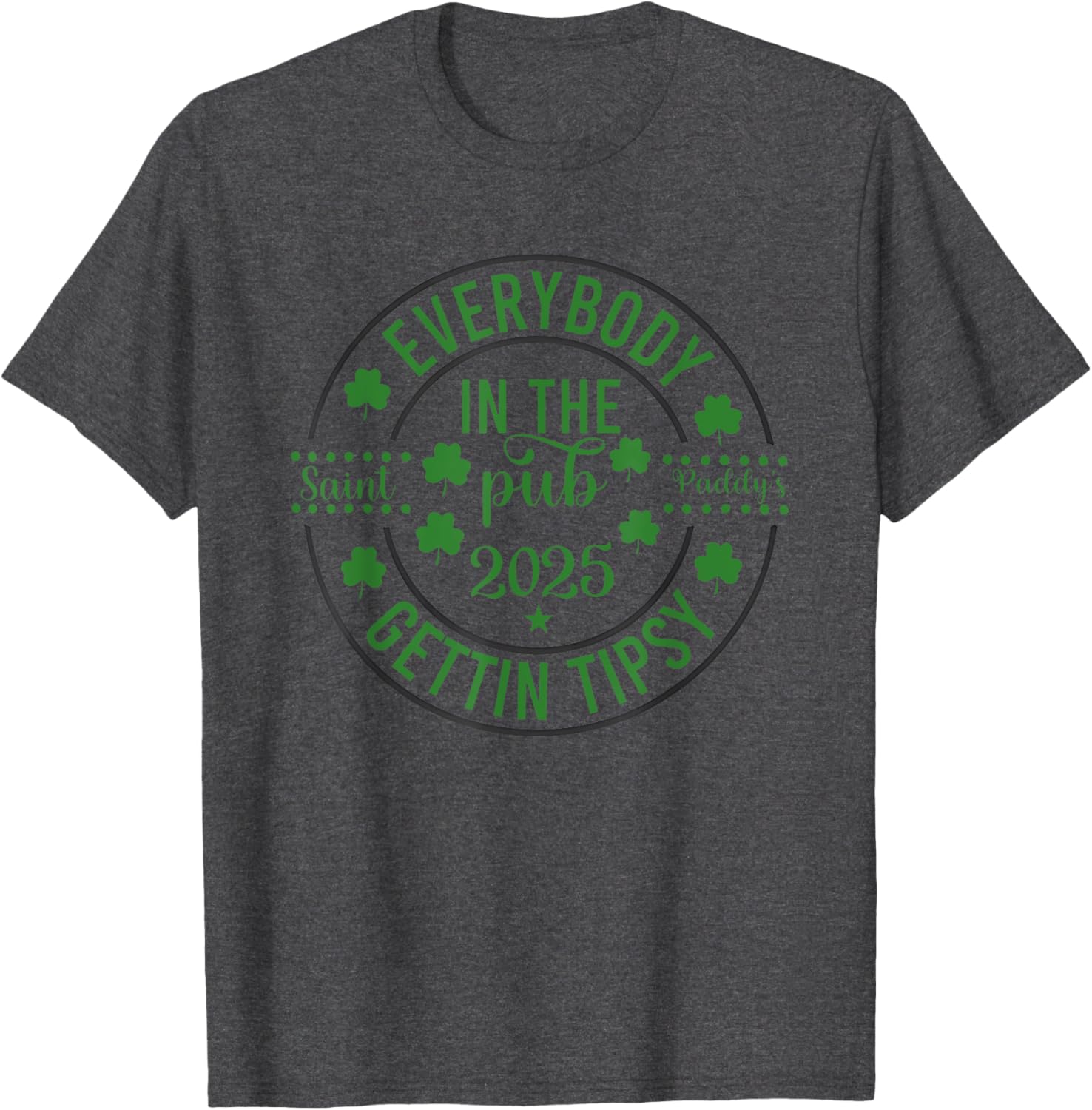 Everybody In The Pub 2025 Saint Vaddy's Gettin Tipsy T-Shirt for Fun Gatherings - 7