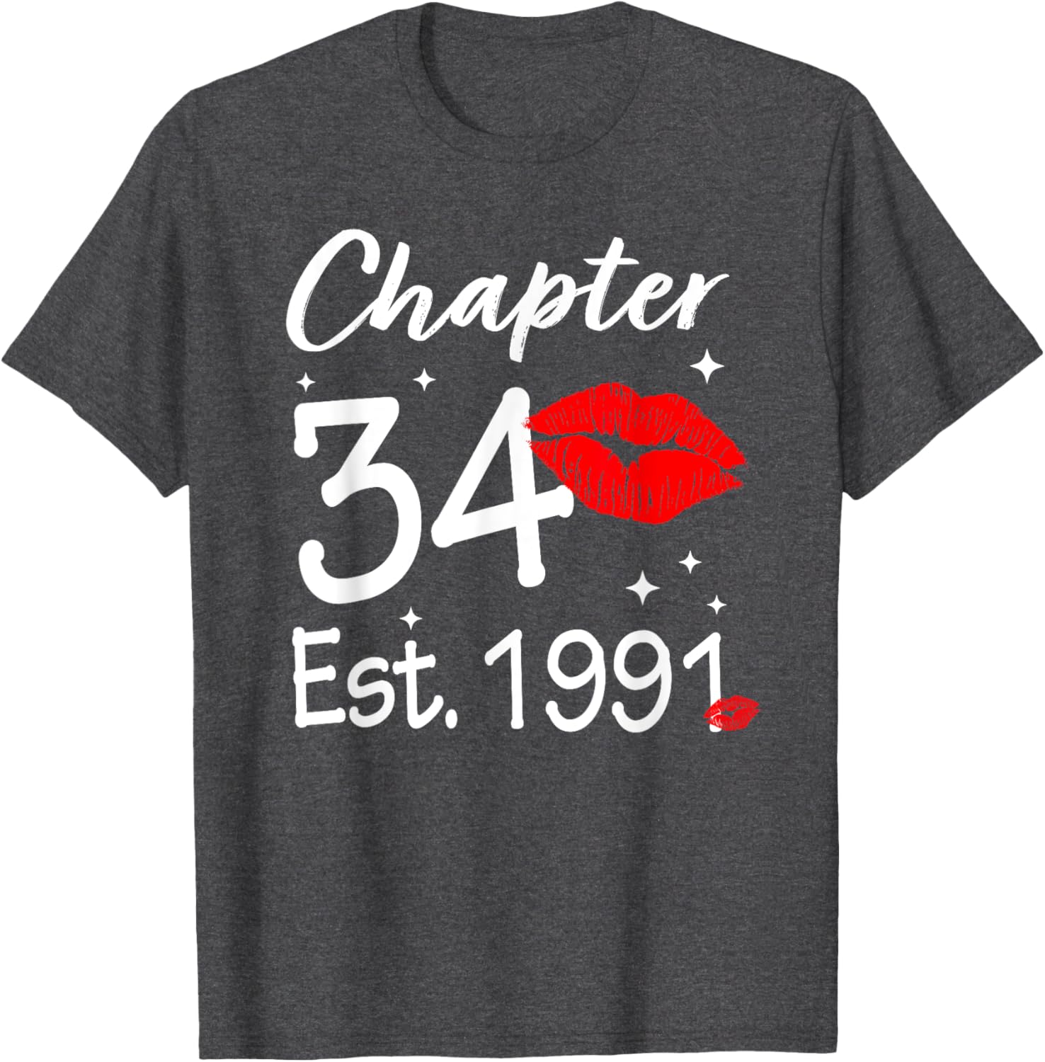 Happy 34th Birthday T-Shirt for Women Chapter 34 Established 1991 - 11