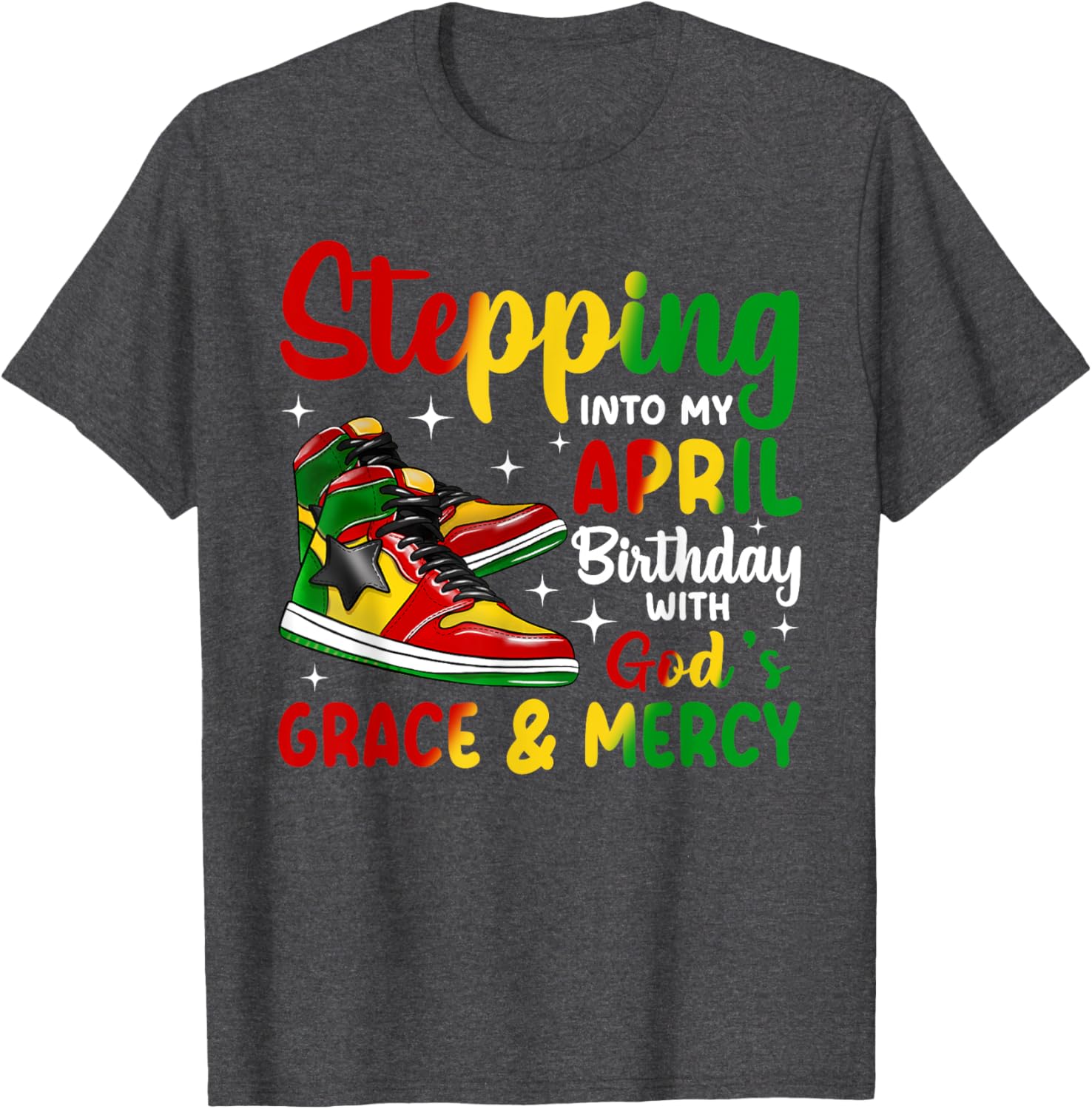 April Birthday T-Shirt for African American Women and Men - Stylish Gift - 6