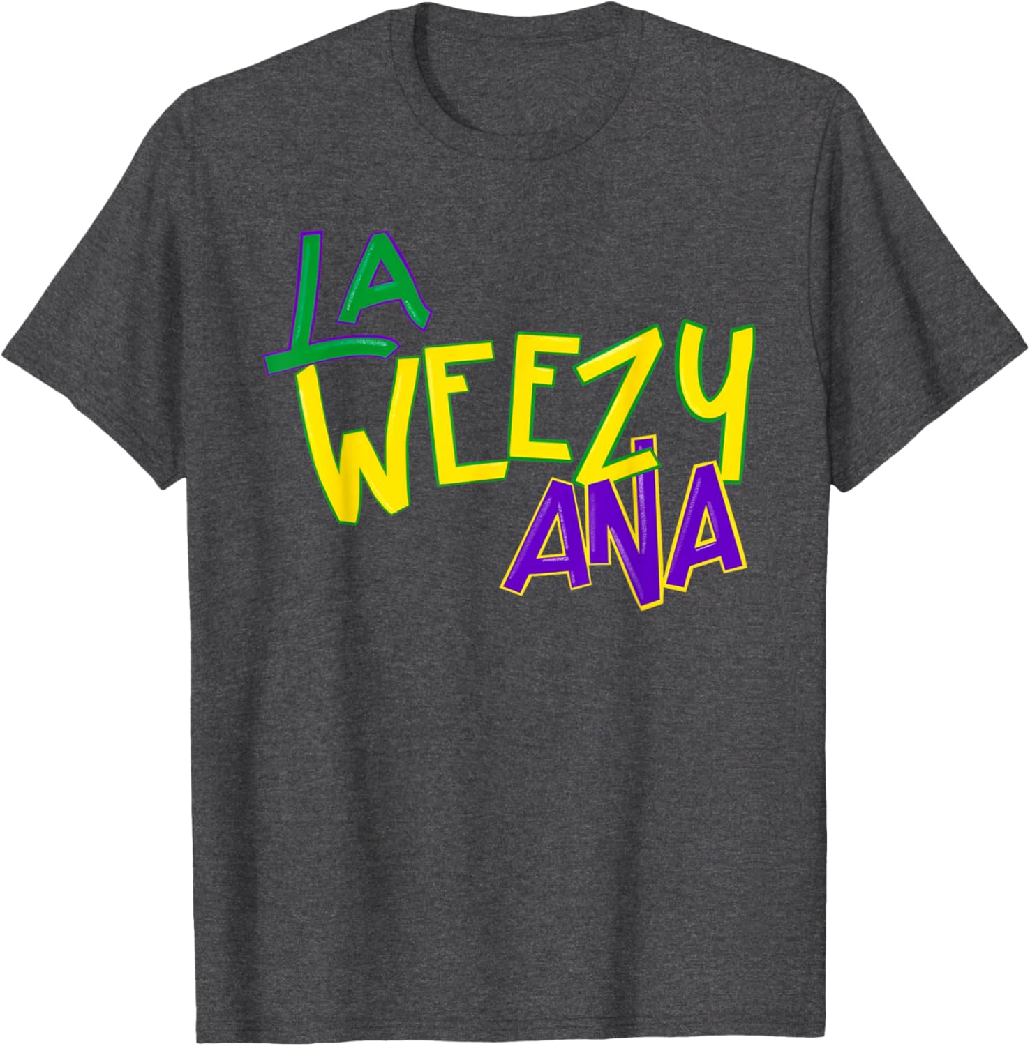 La Weezy Ana Mardi Gras T-Shirt for Fat Tuesday Fun in Louisiana - 17