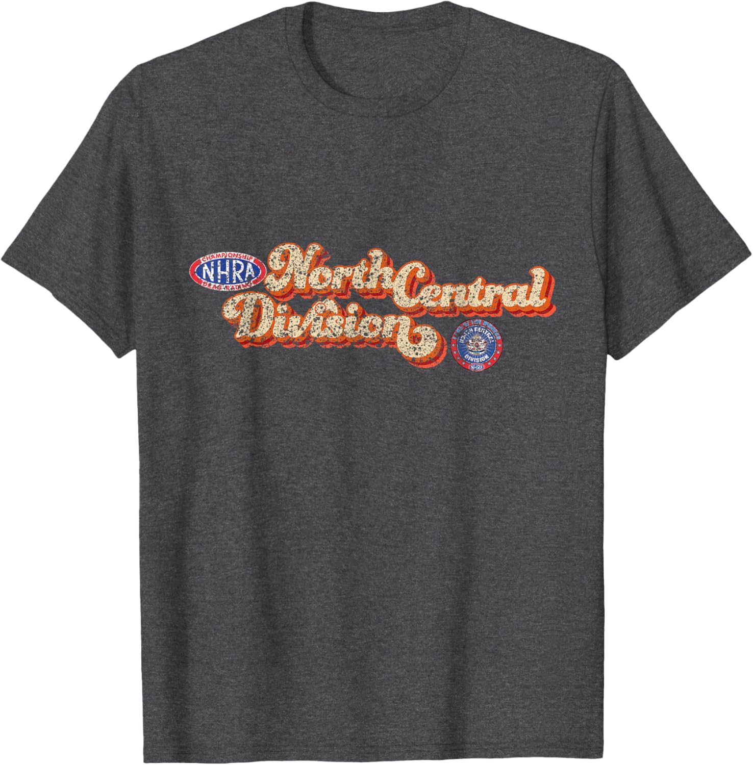 Vintage NHRA North Central Division T-Shirt for Racing Fans - 24