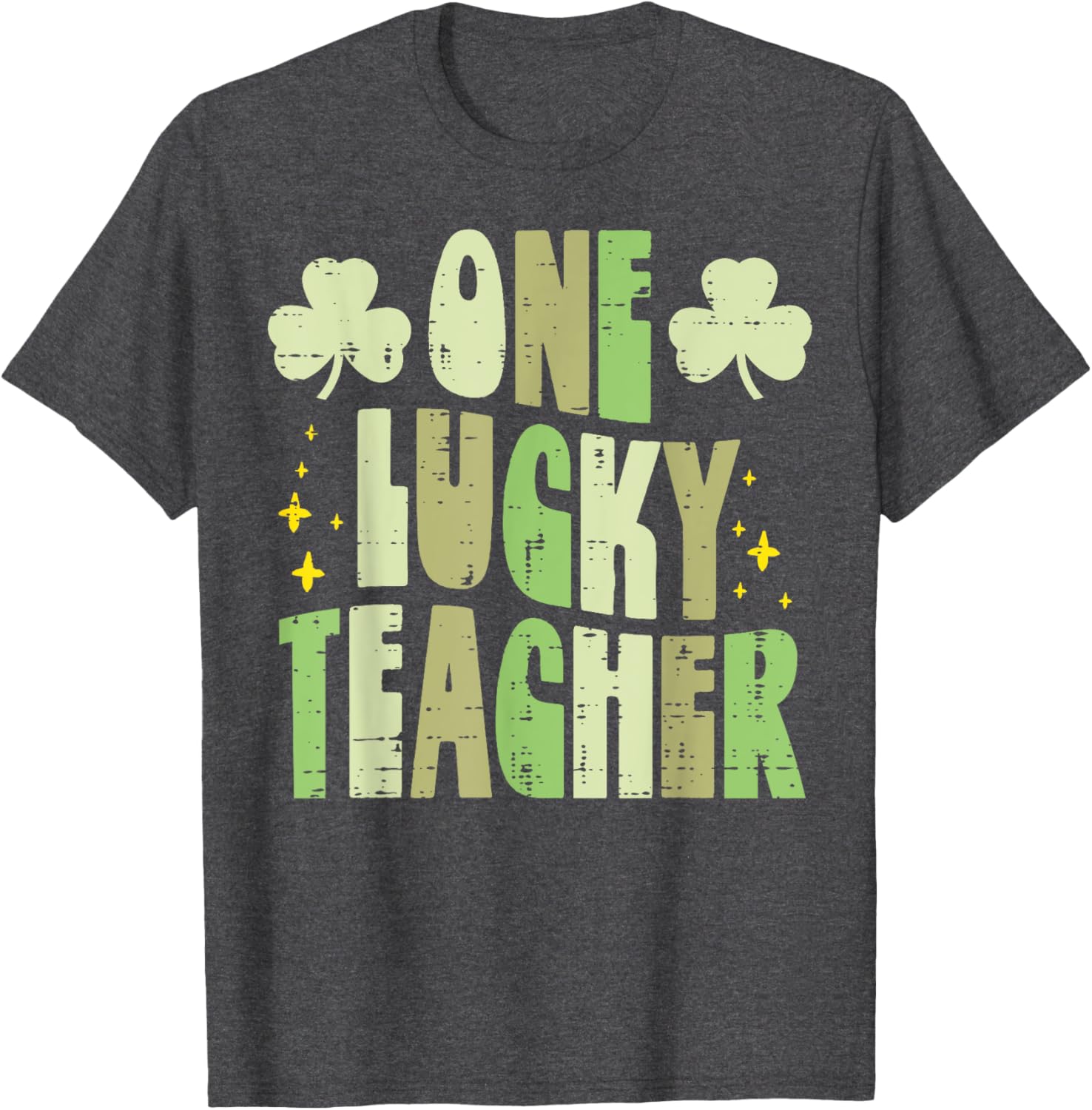 St Patricks Day One Lucky Teacher T-Shirt for Men and Women - 3