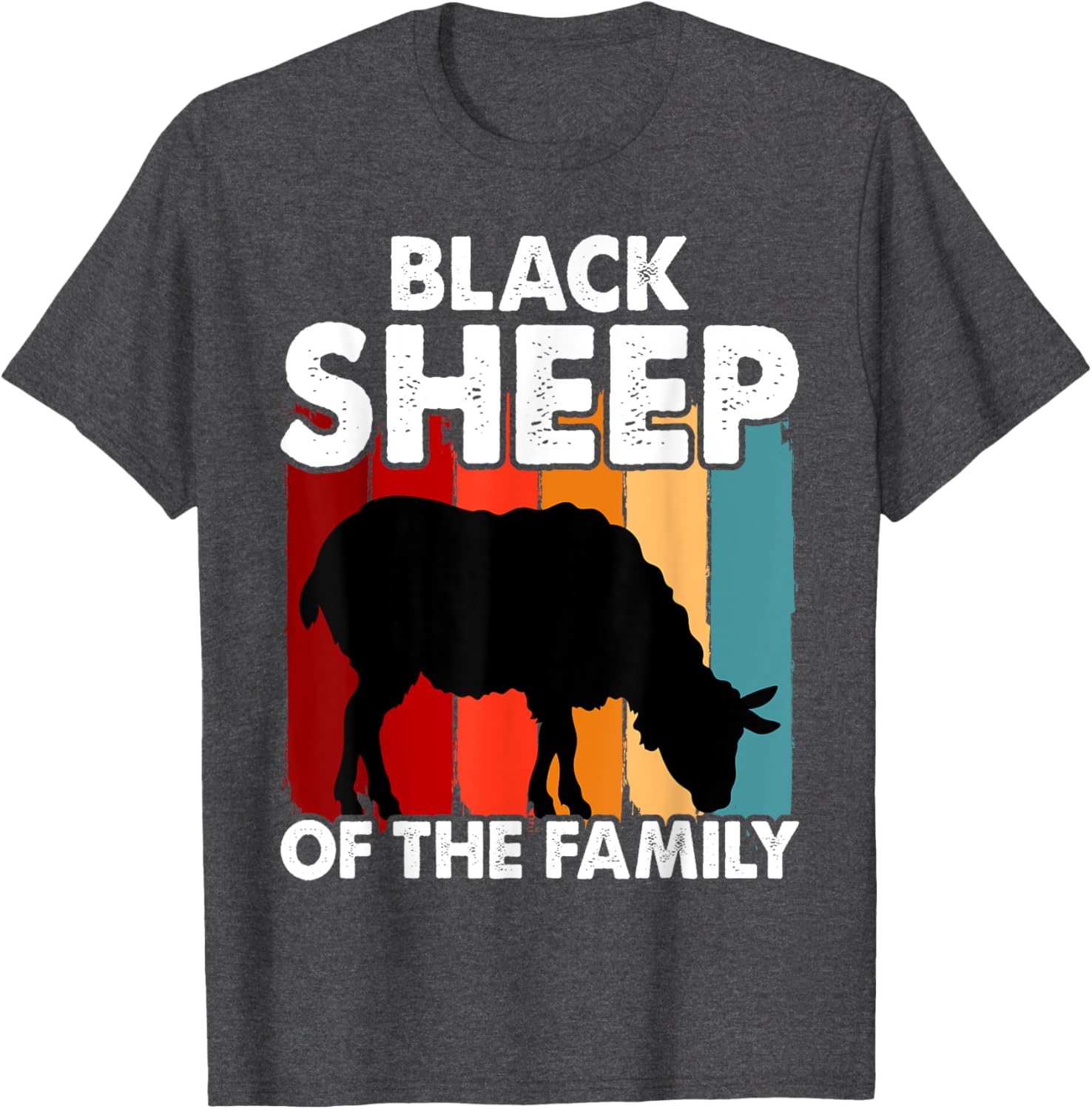 Funny Black Sheep of the Family T-Shirt for Trendy Casual Wear - 6