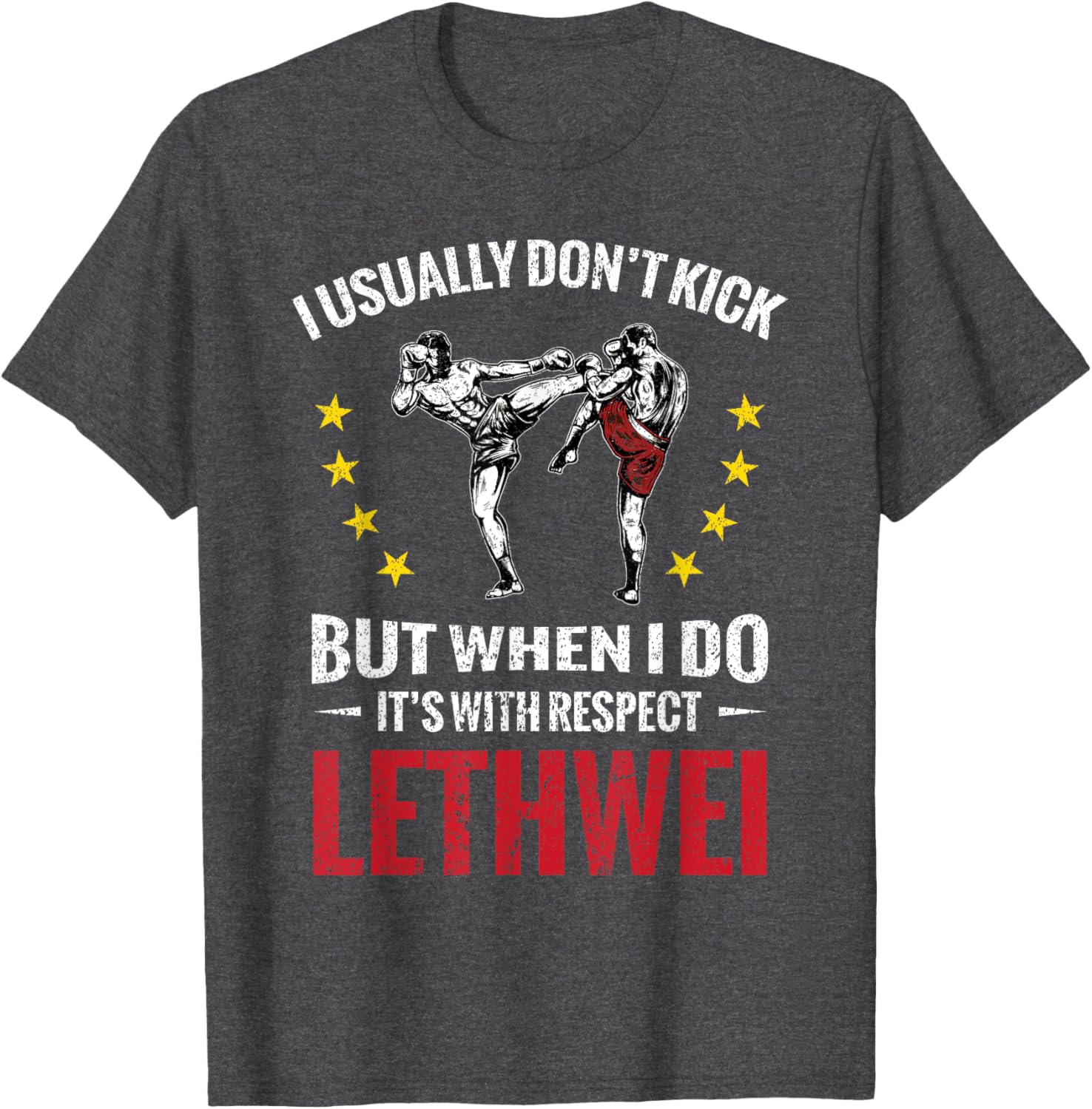 Respectful Lethwei T-Shirt for Fans of Martial Arts and Kickboxing - 24