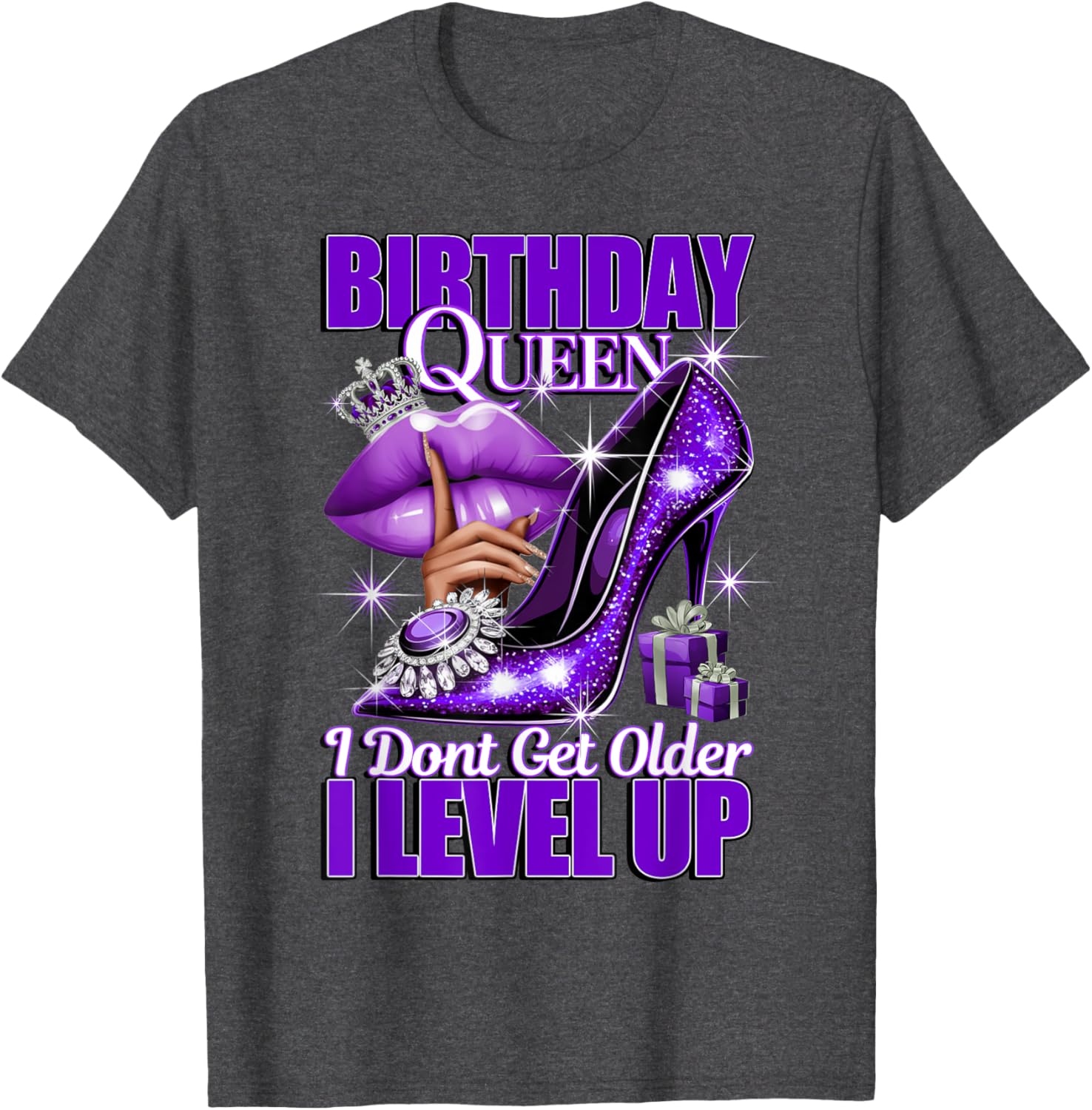 Birthday Queen T-Shirt I Don't Get Older I Level Up Women's Tee - 7