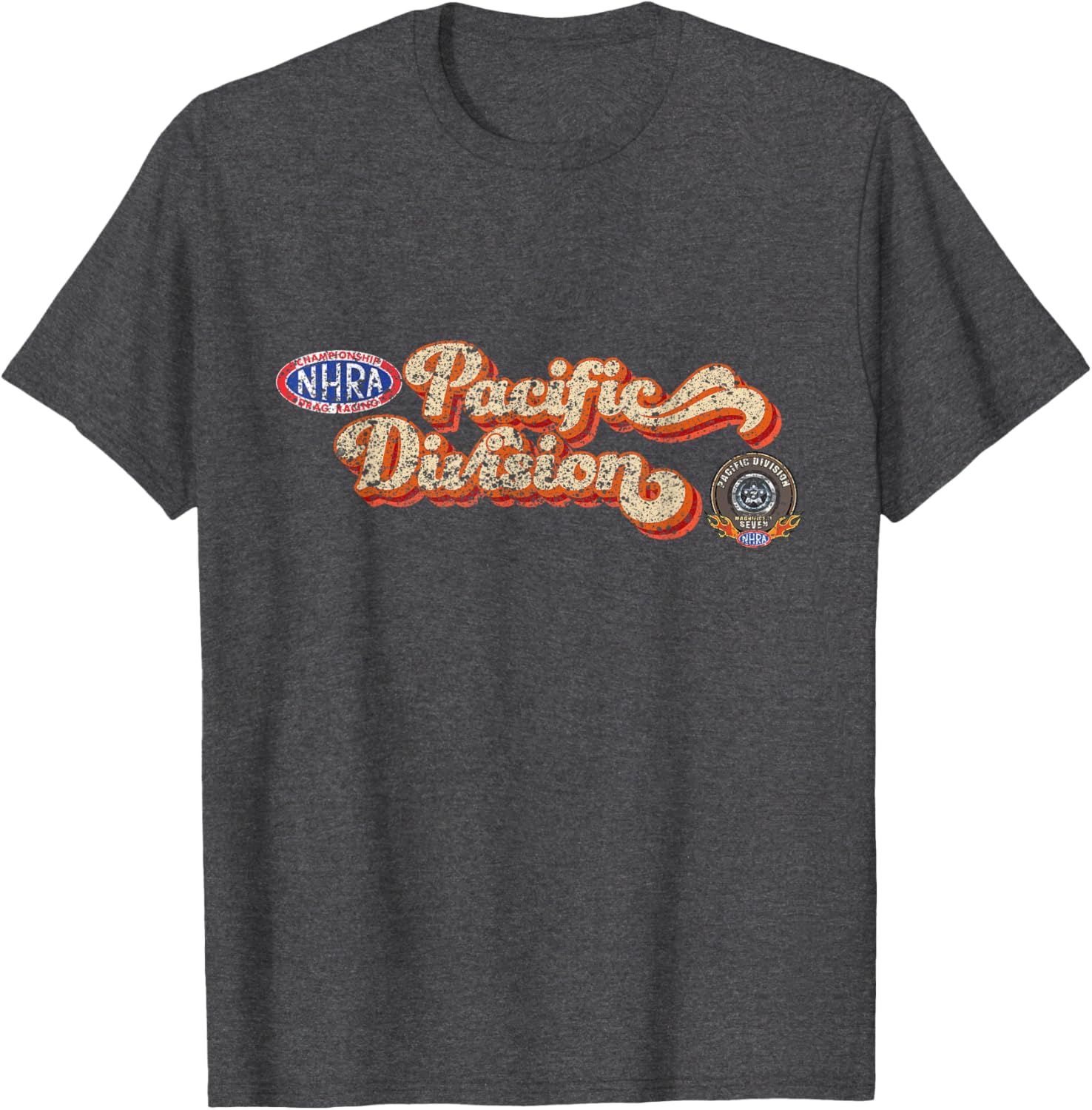 NHRA Pacific Division Vintage T-Shirt for Racing Enthusiasts and Fans - 17