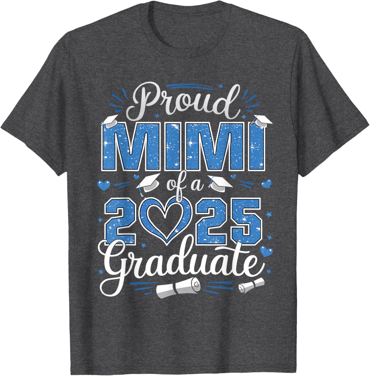 Proud Mimi of a Class of 2025 Graduate T-Shirt for Senior Celebrations - 14