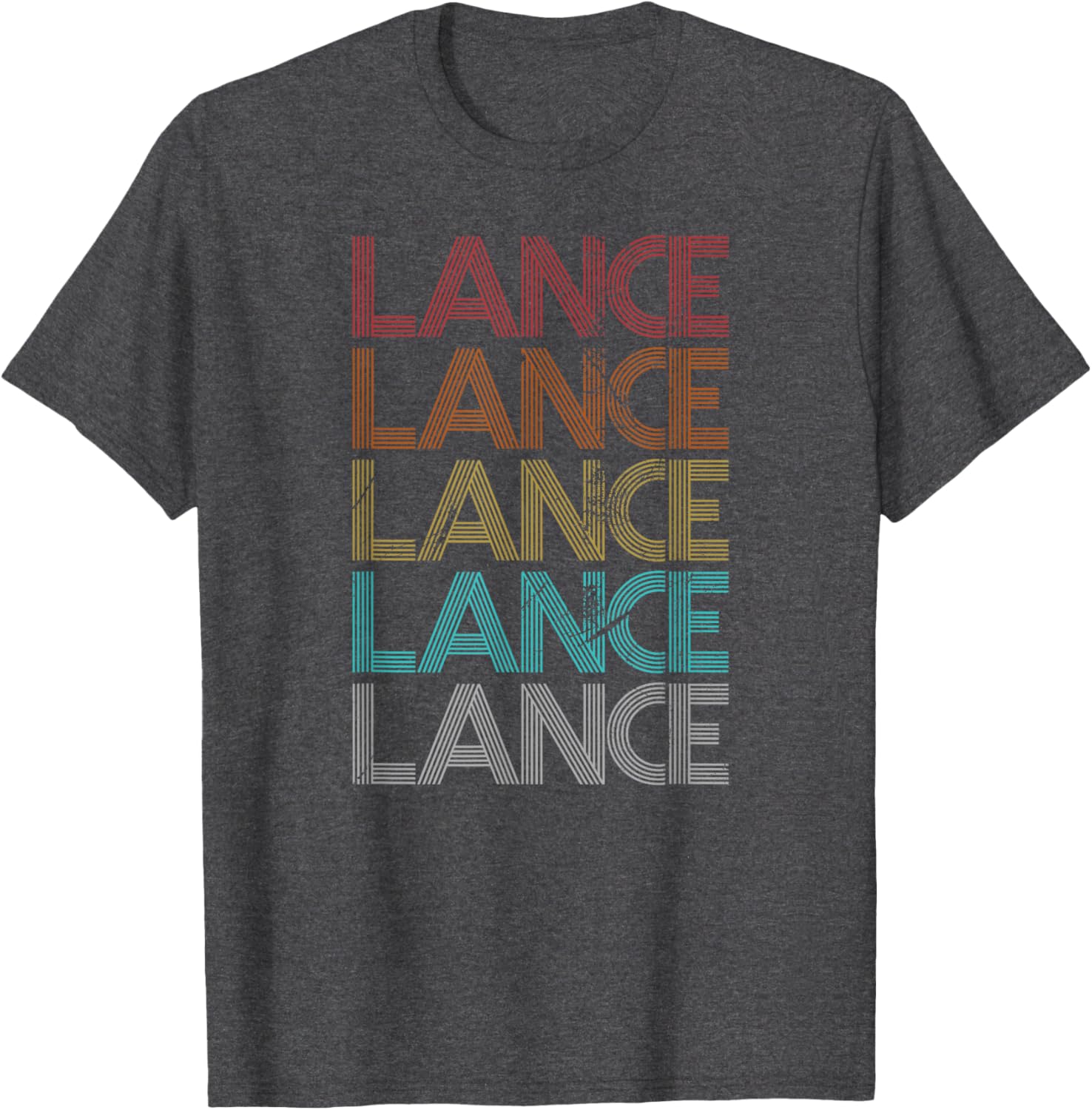 Retro Vintage Lance T-Shirt for Stylish Casual Wear in Soft Cotton - 7