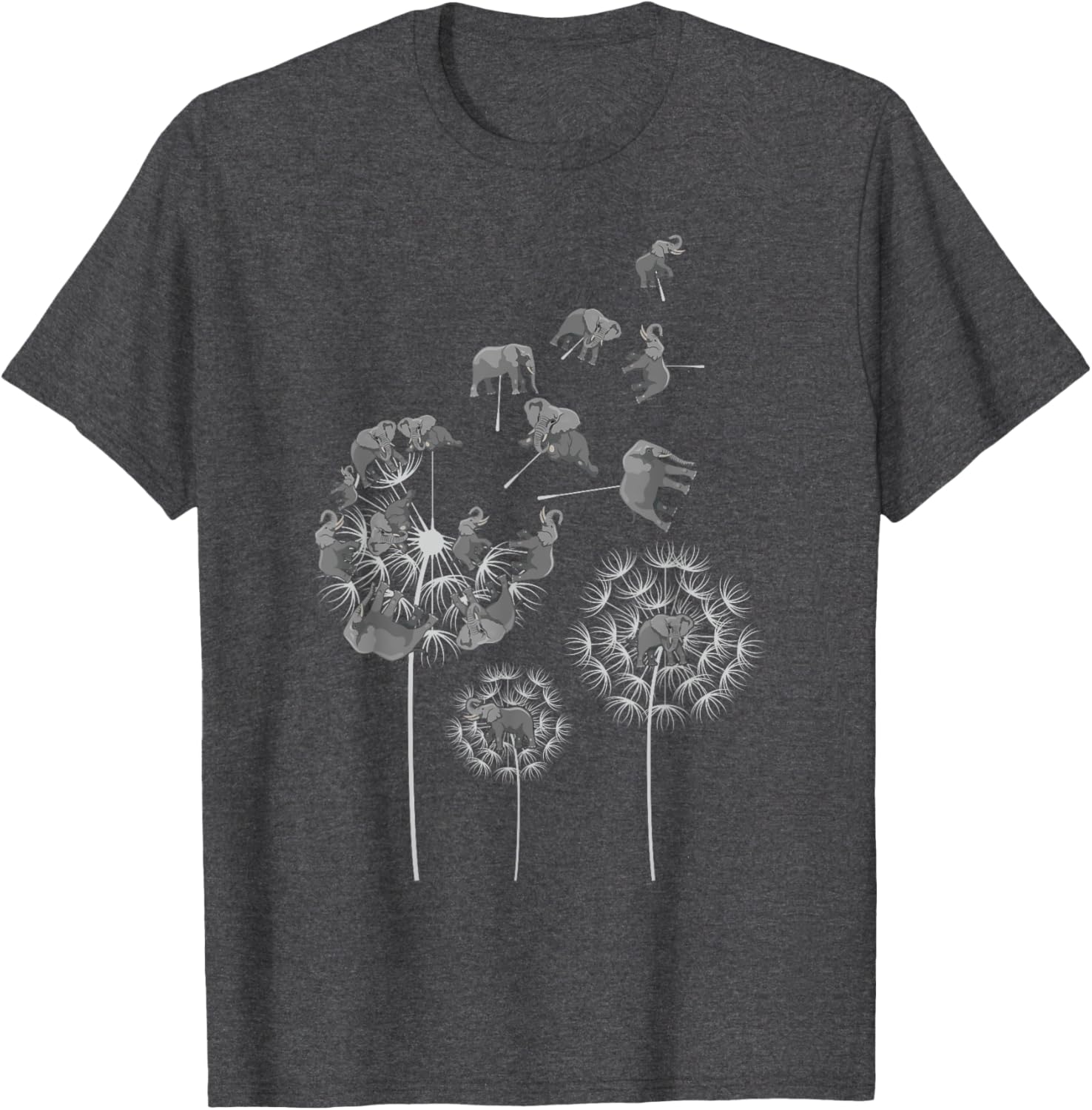 Dandelion Elephants T-Shirt for Elephant Lovers | Fun and Unique Design - 6