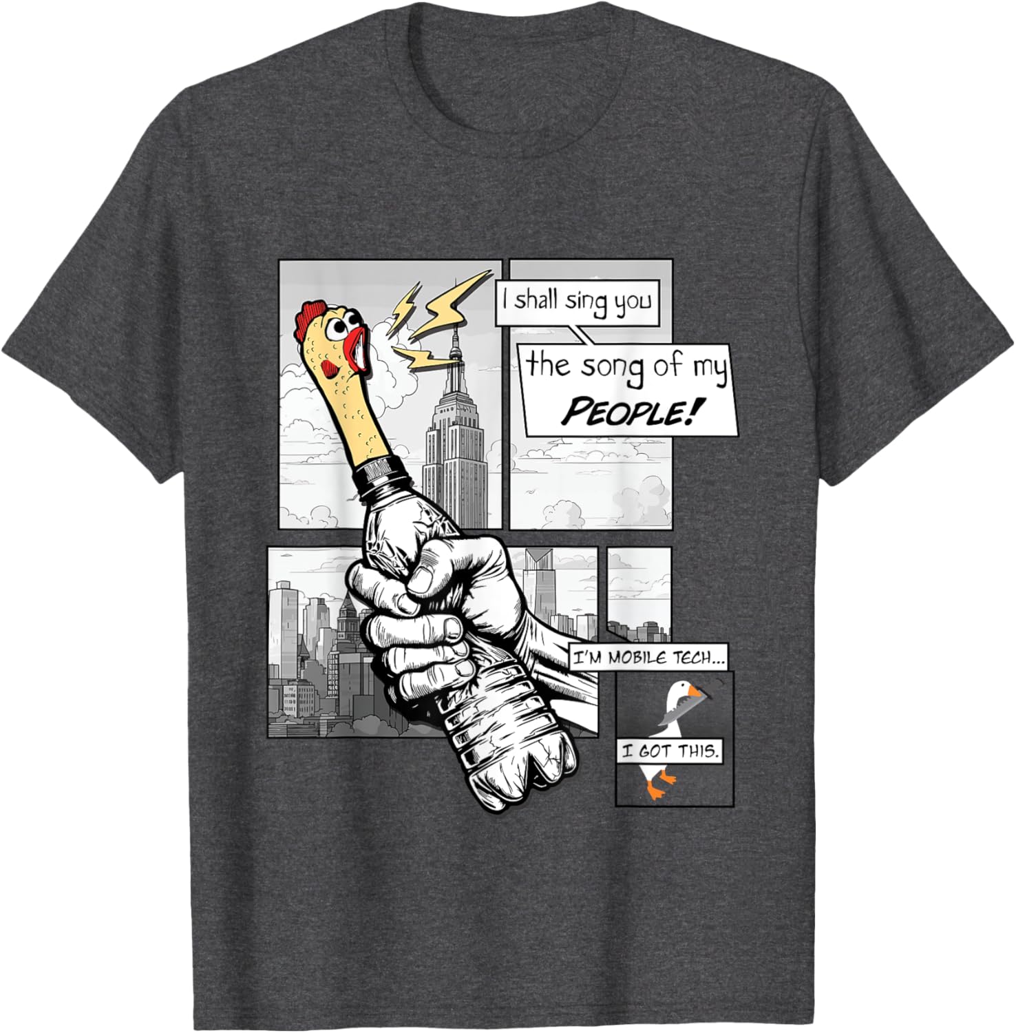 The Song of My People 2025 Mobile Tech T-Shirt for Trendy Comfort - 15