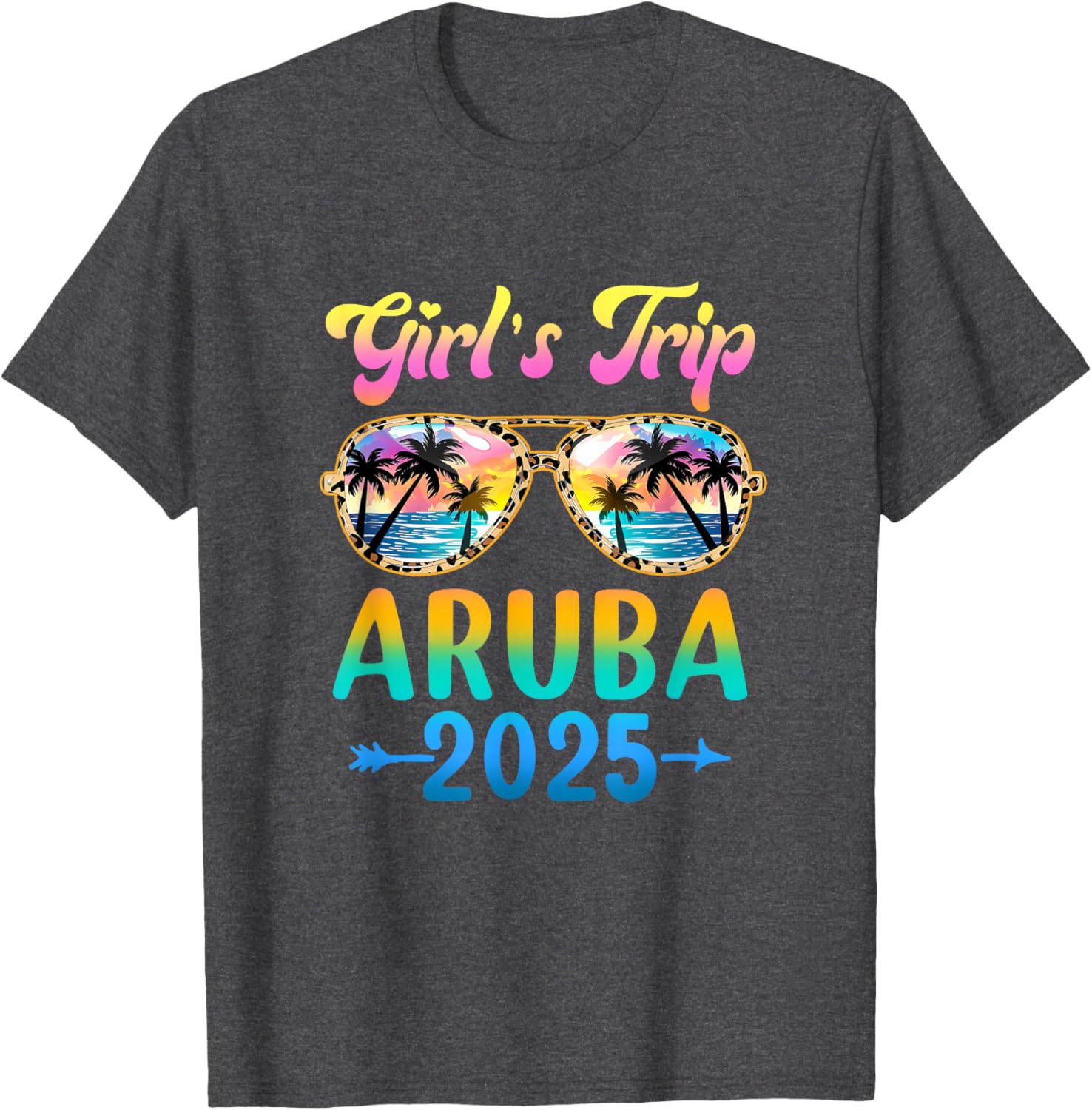 Girls Trip Aruba Summer Vacation Sunglasses T-Shirt for Fun Adventures - 8