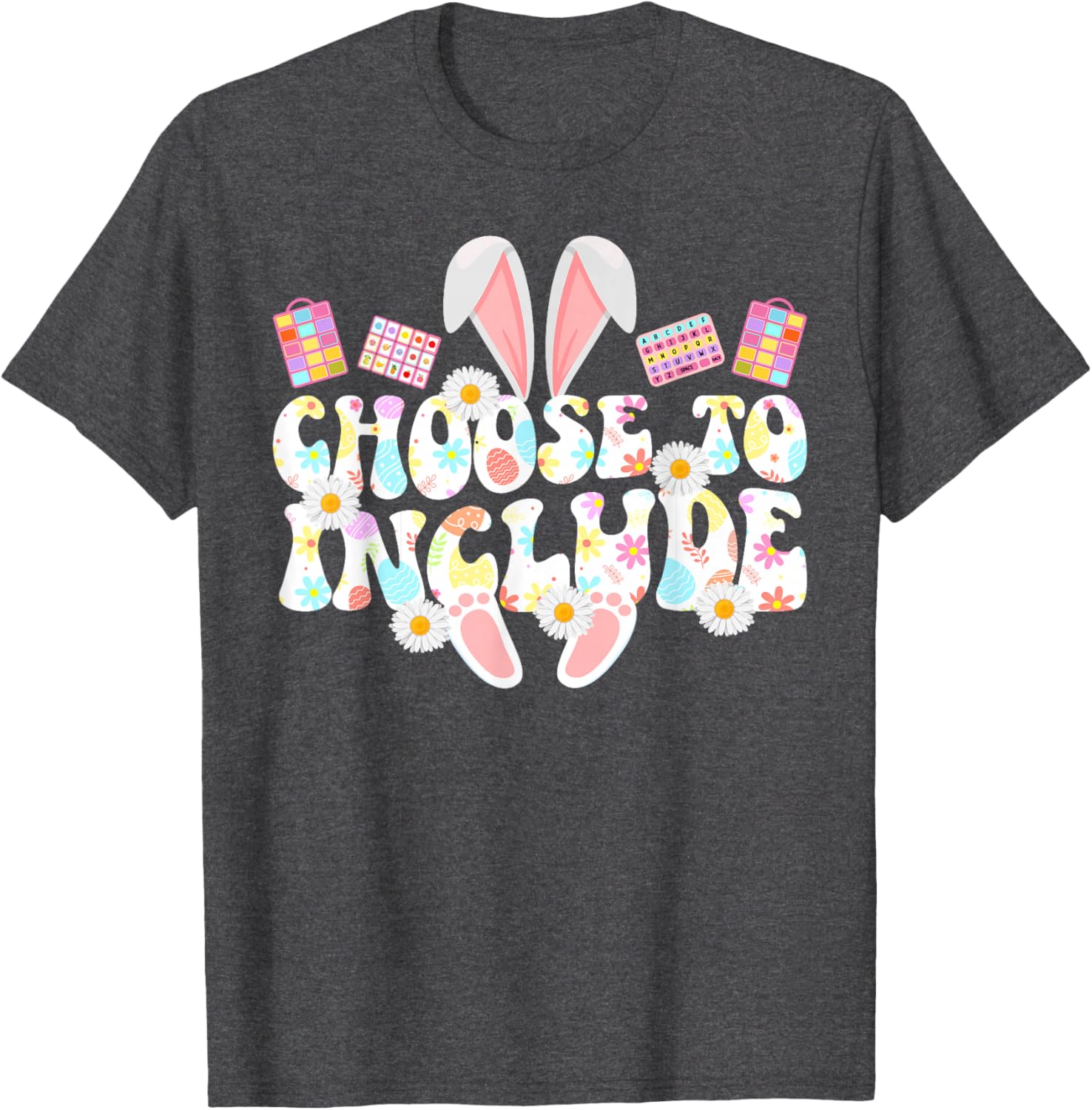 Groovy Easter Bunny Special Education Teacher T-Shirt for SPED Lovers - 17