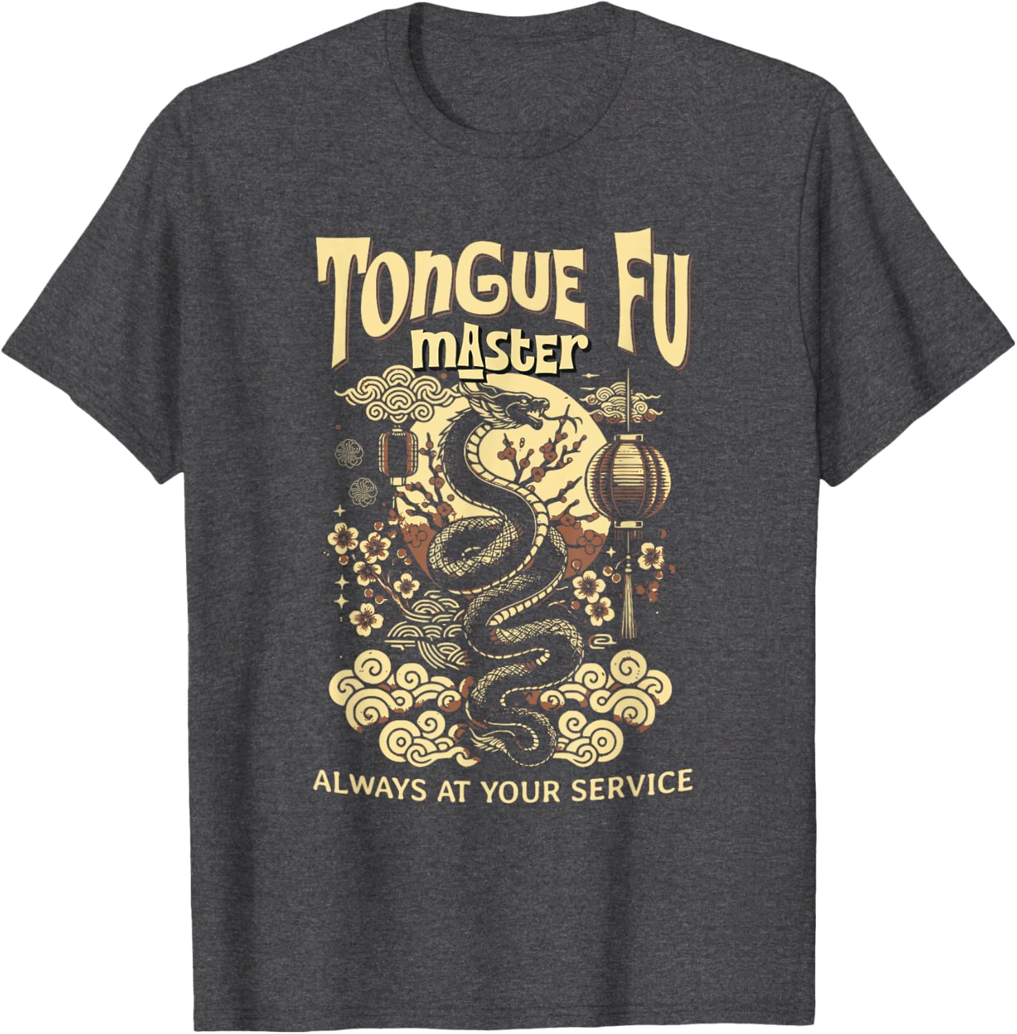 Tongue Fu Master Funny Sarcastic NSFW T-Shirt for Adults - 2