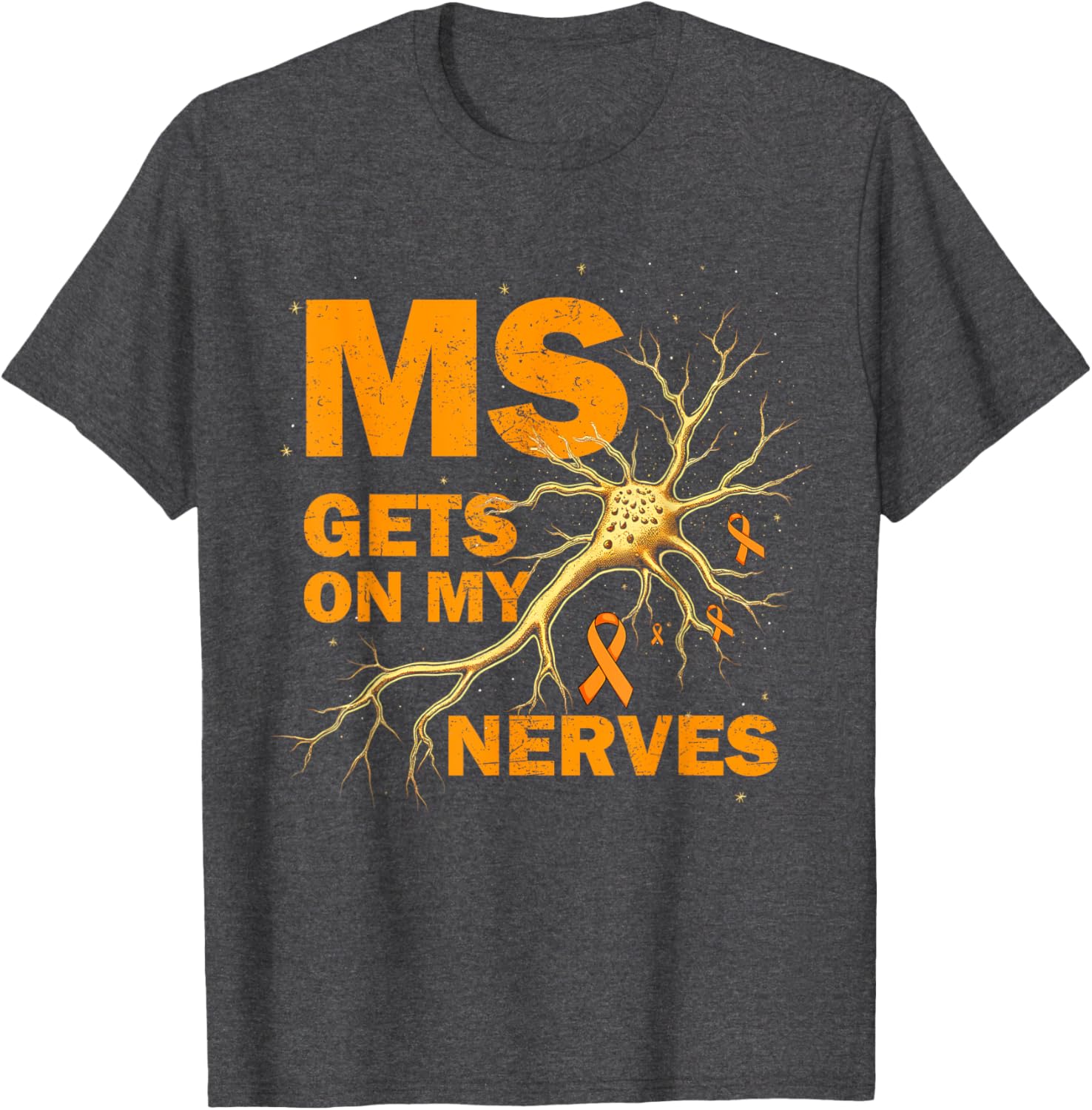 MS Awareness T-Shirt for Multiple Sclerosis Support - Cute & Comfy Design - 21