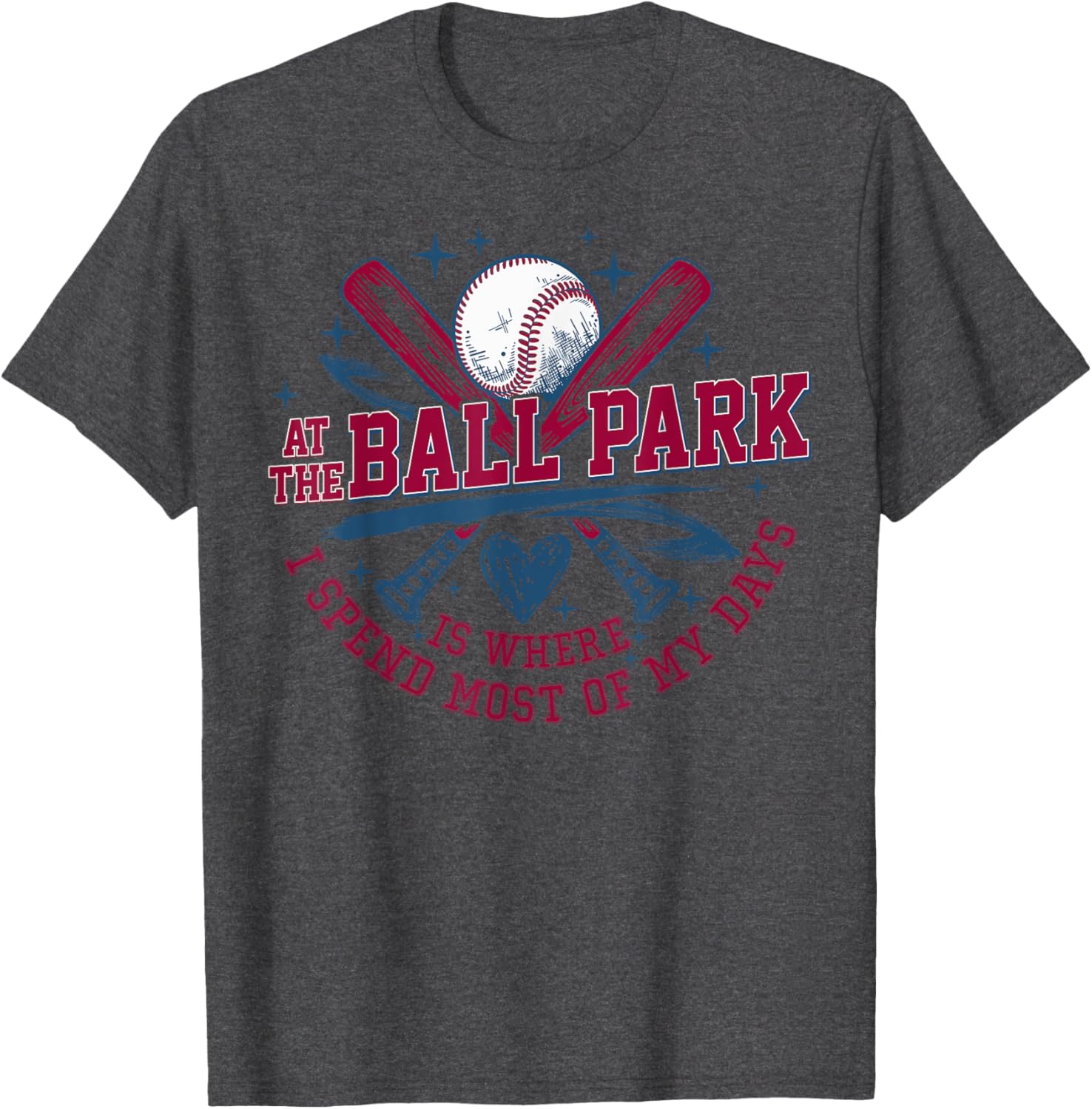 At the Ballpark T-Shirt for Sports Lovers – Perfect Game Day Apparel - 12
